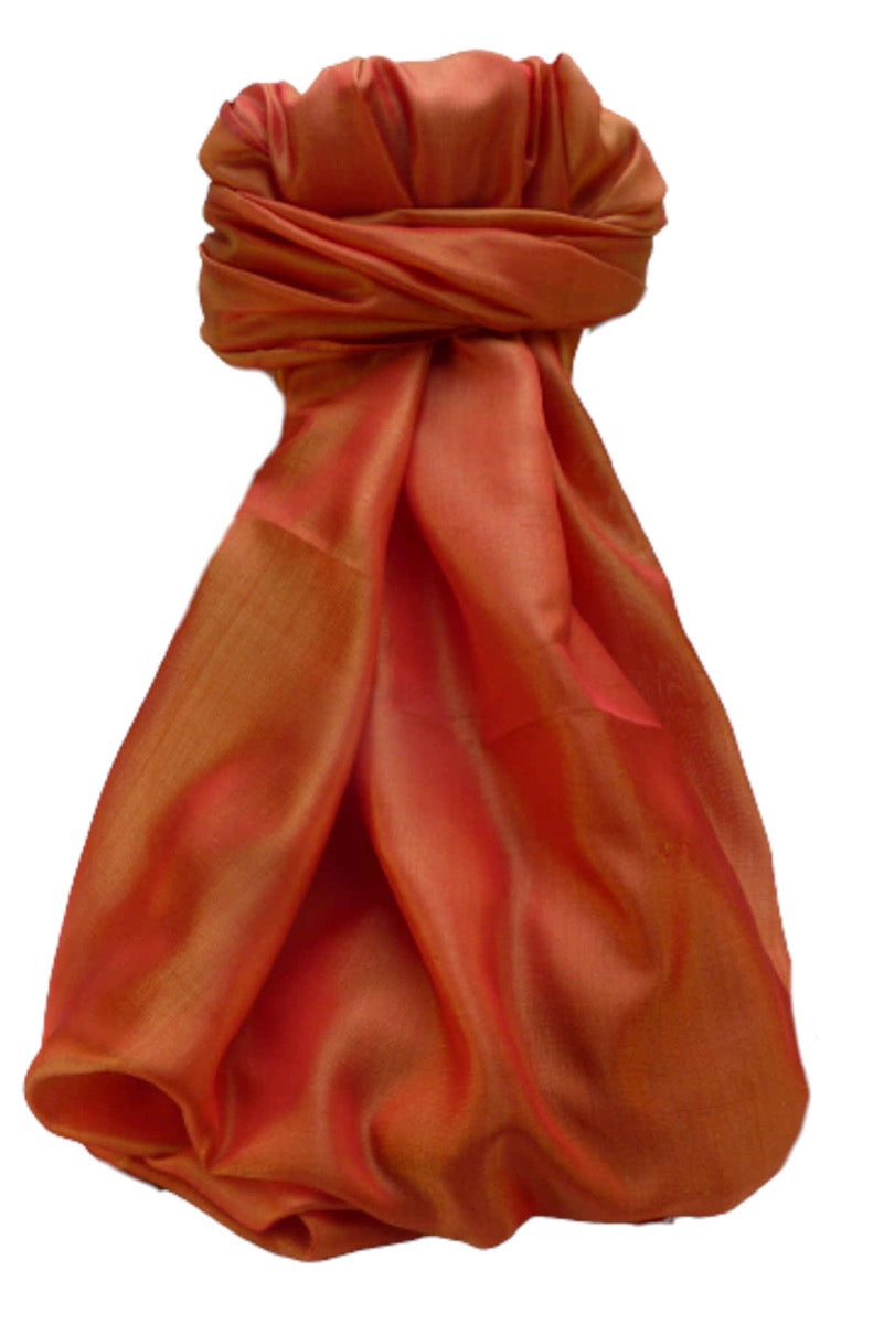 Varanasi Sciarpa di Seta Heritage Deepa Red