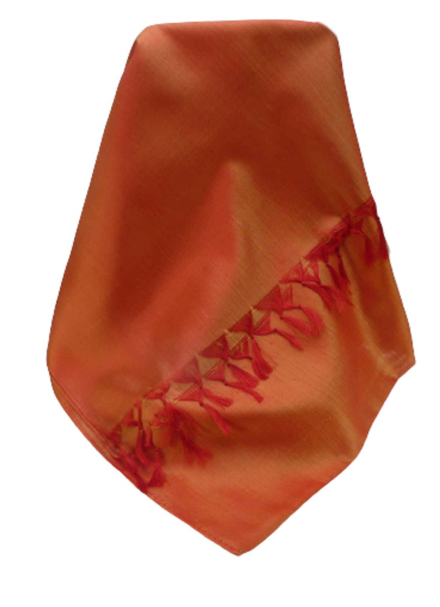 Varanasi Sciarpa di Seta Heritage Deepa Red