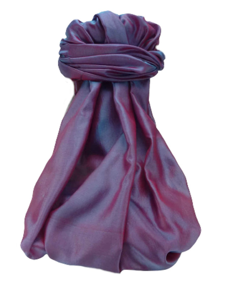 Varanasi 100% Silk Long Scarf Heritage Range Ekta Red by Pashmina & Silk