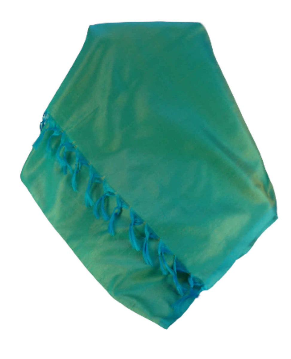 Varanasi Sciarpa di Seta Heritage Mithali Blue