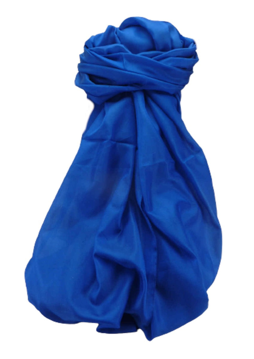 Varanasi Sciarpa di Seta Heritage Nilma Blue