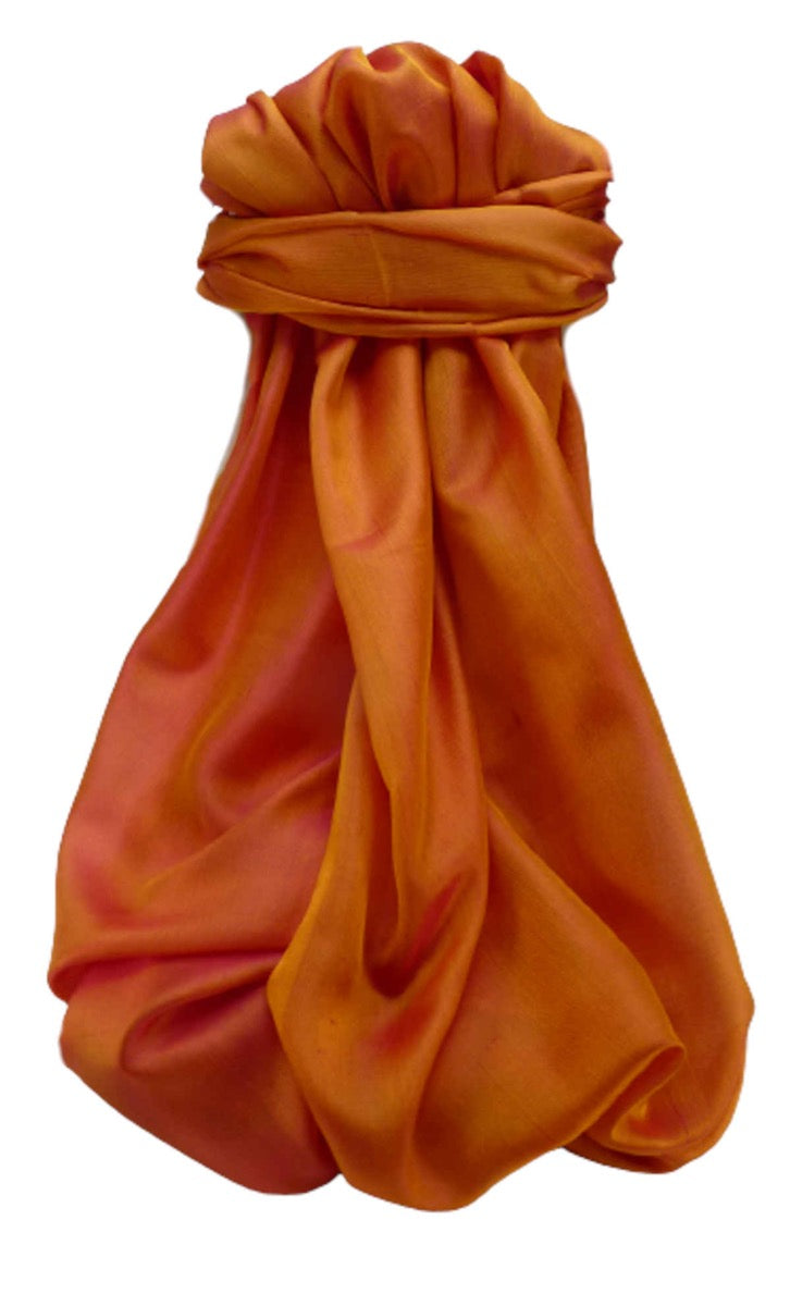 Varanasi Sciarpa di Seta Heritage Paropki Yellow