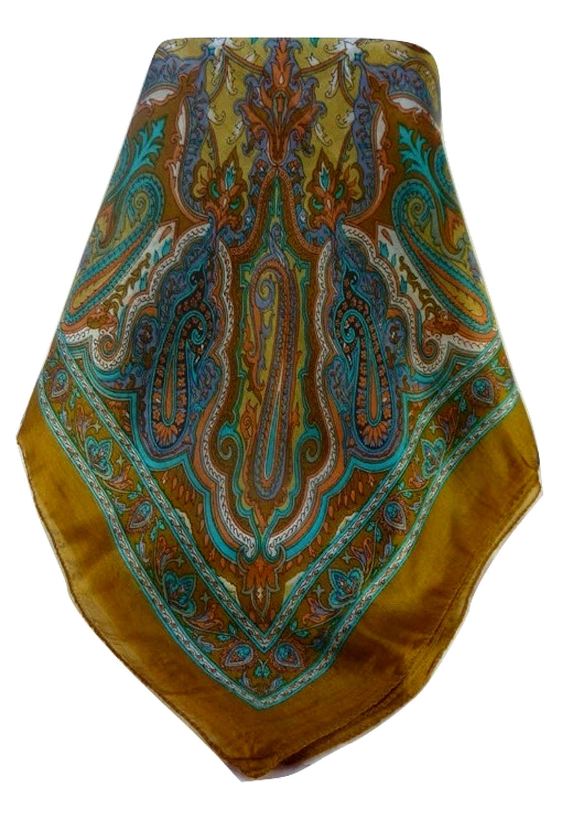 Echarpe Traditional Soie de Mûrier Karun Gold 