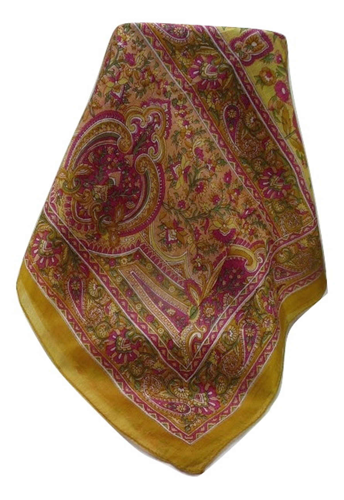 Tradizionale Sciarpa Longa di Seta Dil Gold