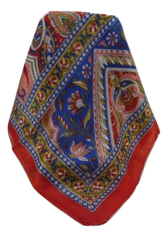 Mulberry Silk Traditional Long Scarf  Meri Scarlet by Pashmina & Silk