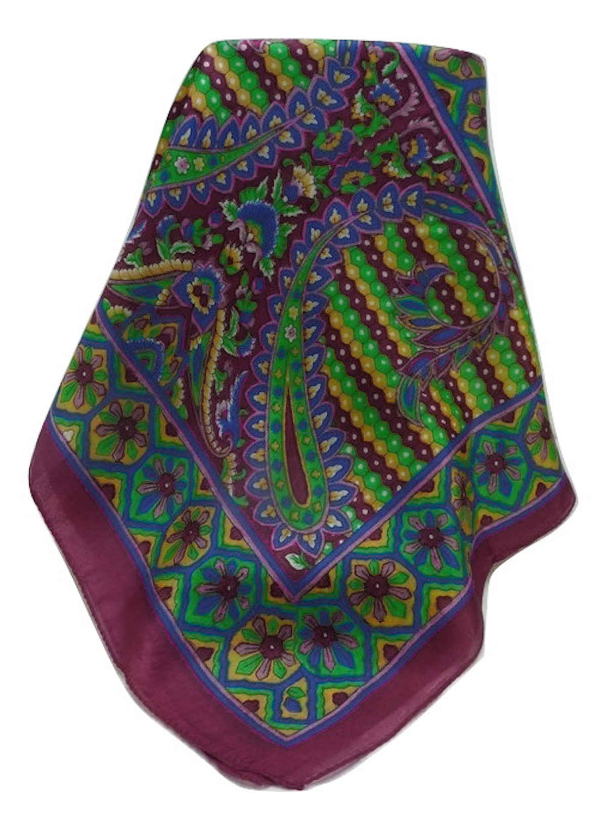 Mulberry Silk Traditional Long Scarf  Shakila Rose by Pashmina & Silk