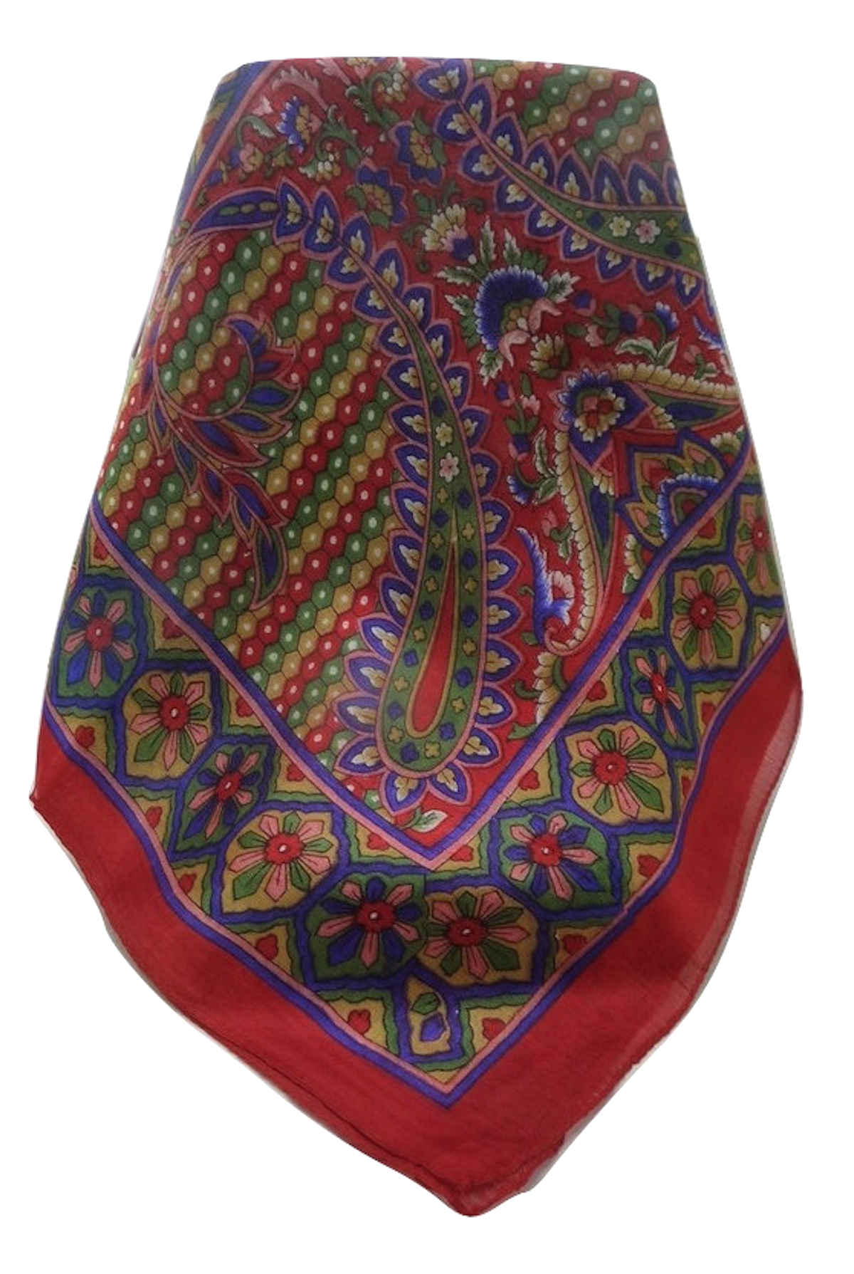 Mulberry Silk Traditional Long Scarf  Shakila Scarlet by Pashmina & Silk