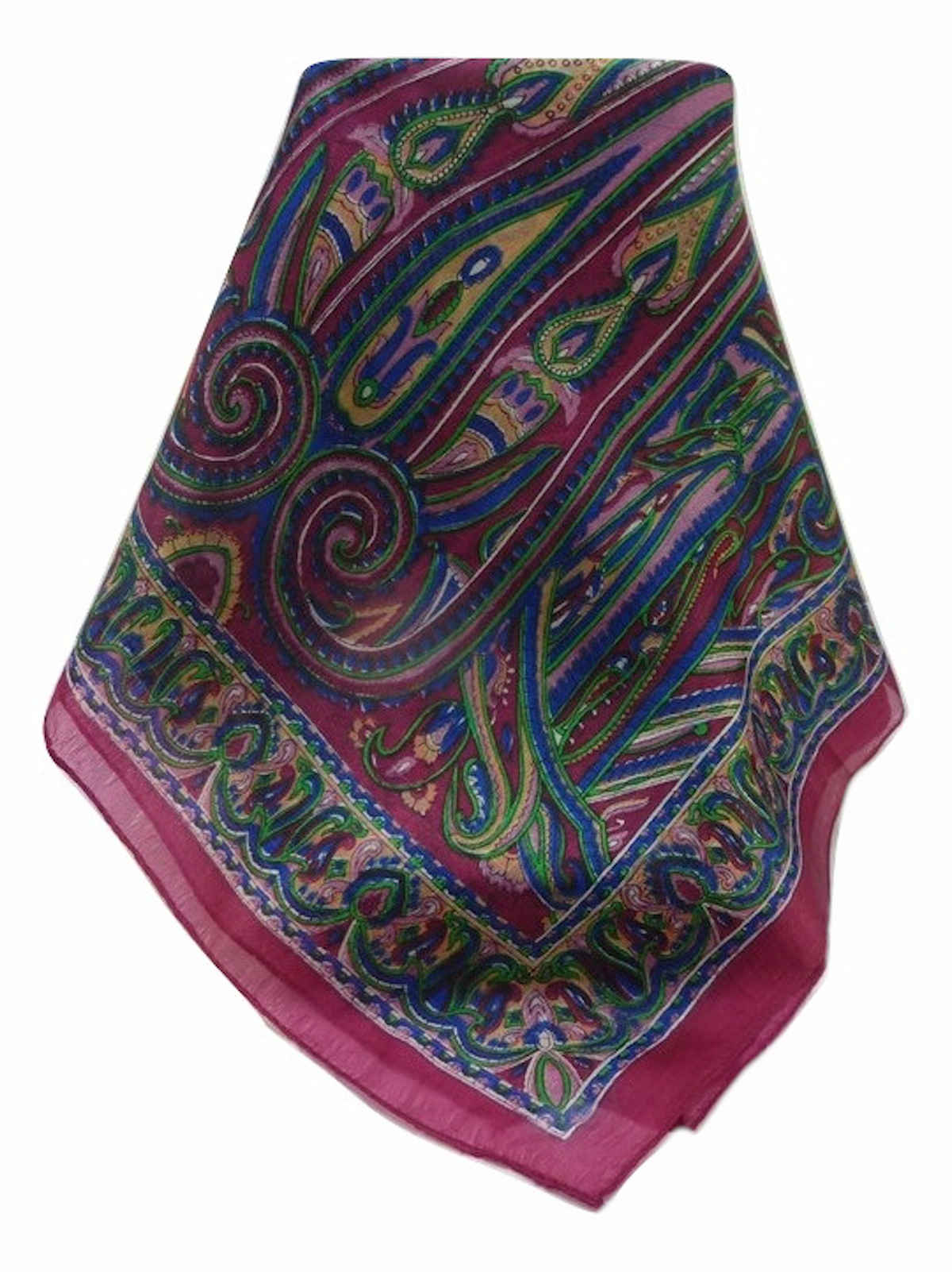 Mulberry Silk Traditional Long Scarf  Yami Pink by Pashmina & Silk