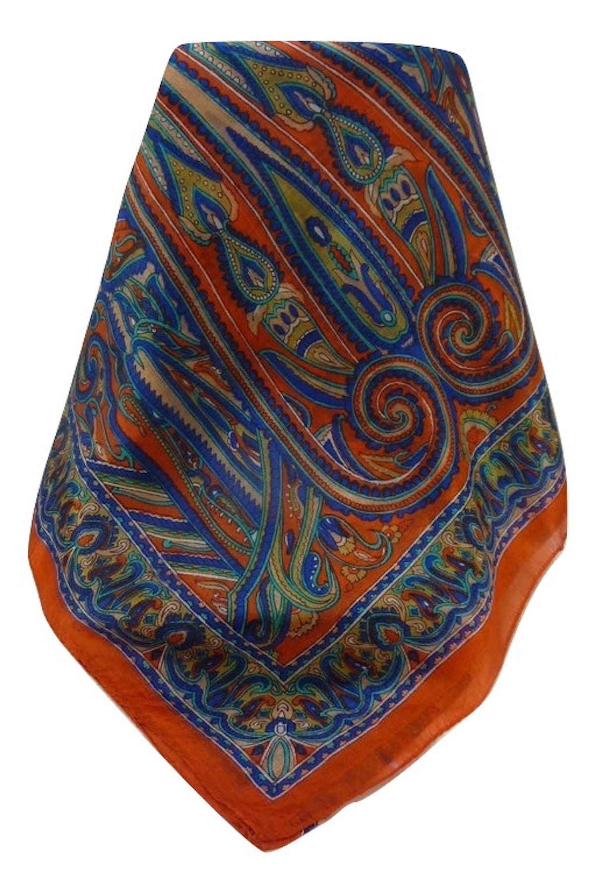 Mulberry Silk Traditional Long Scarf  Yami Marigold by Pashmina & Silk