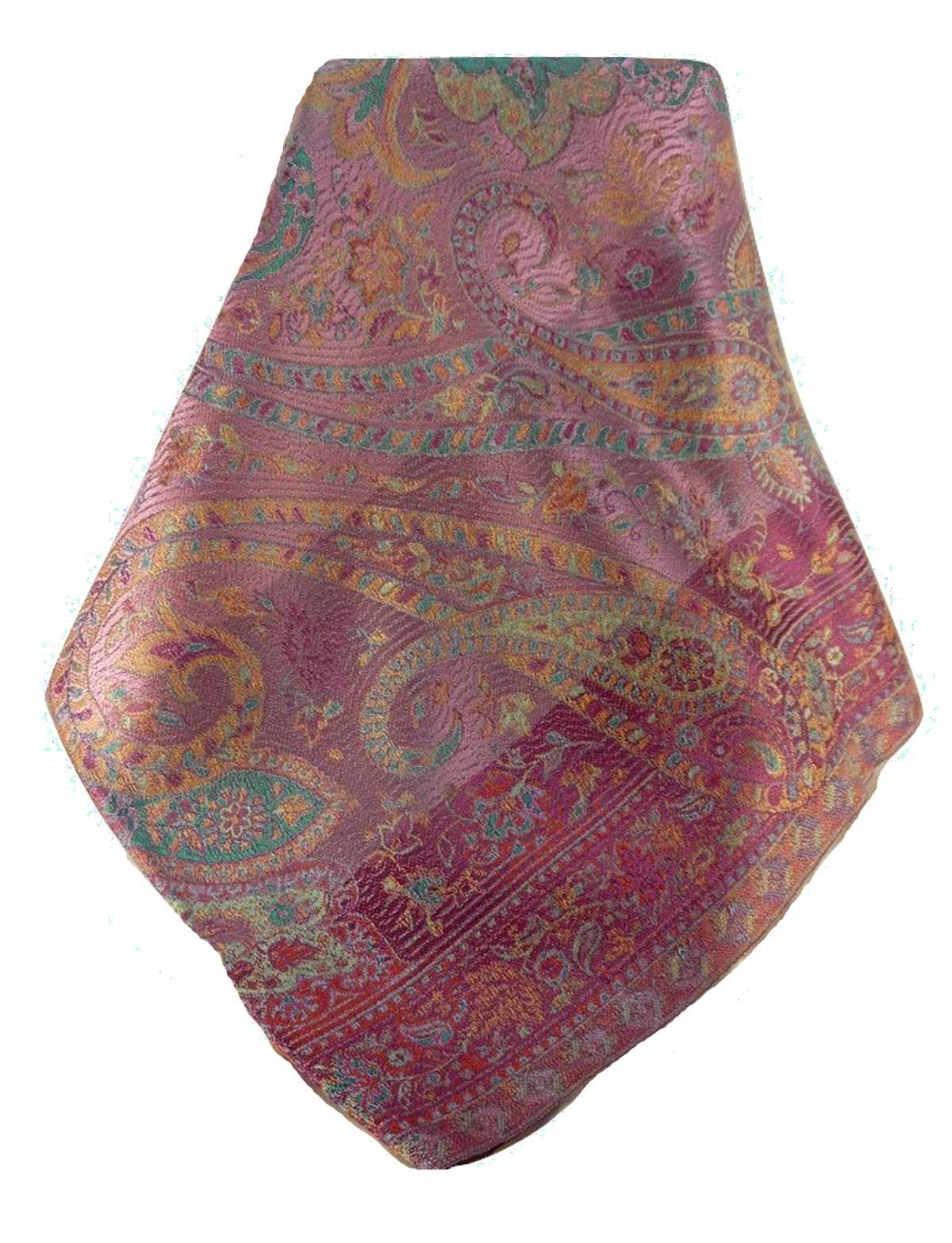 Mens Jamawar Premium Silk Scarf Pattern 8789 by Pashmina & Silk