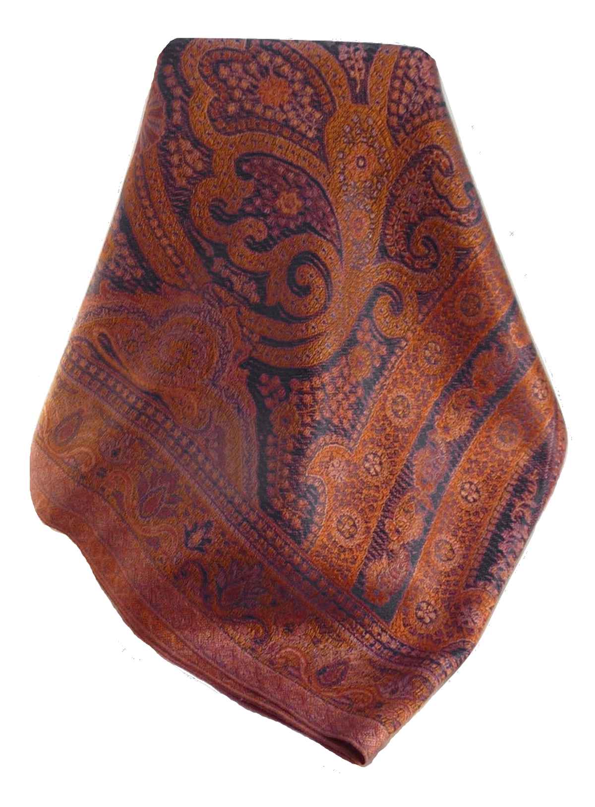 Mens Jamawar Premium Silk Scarf Pattern 9359 by Pashmina & Silk