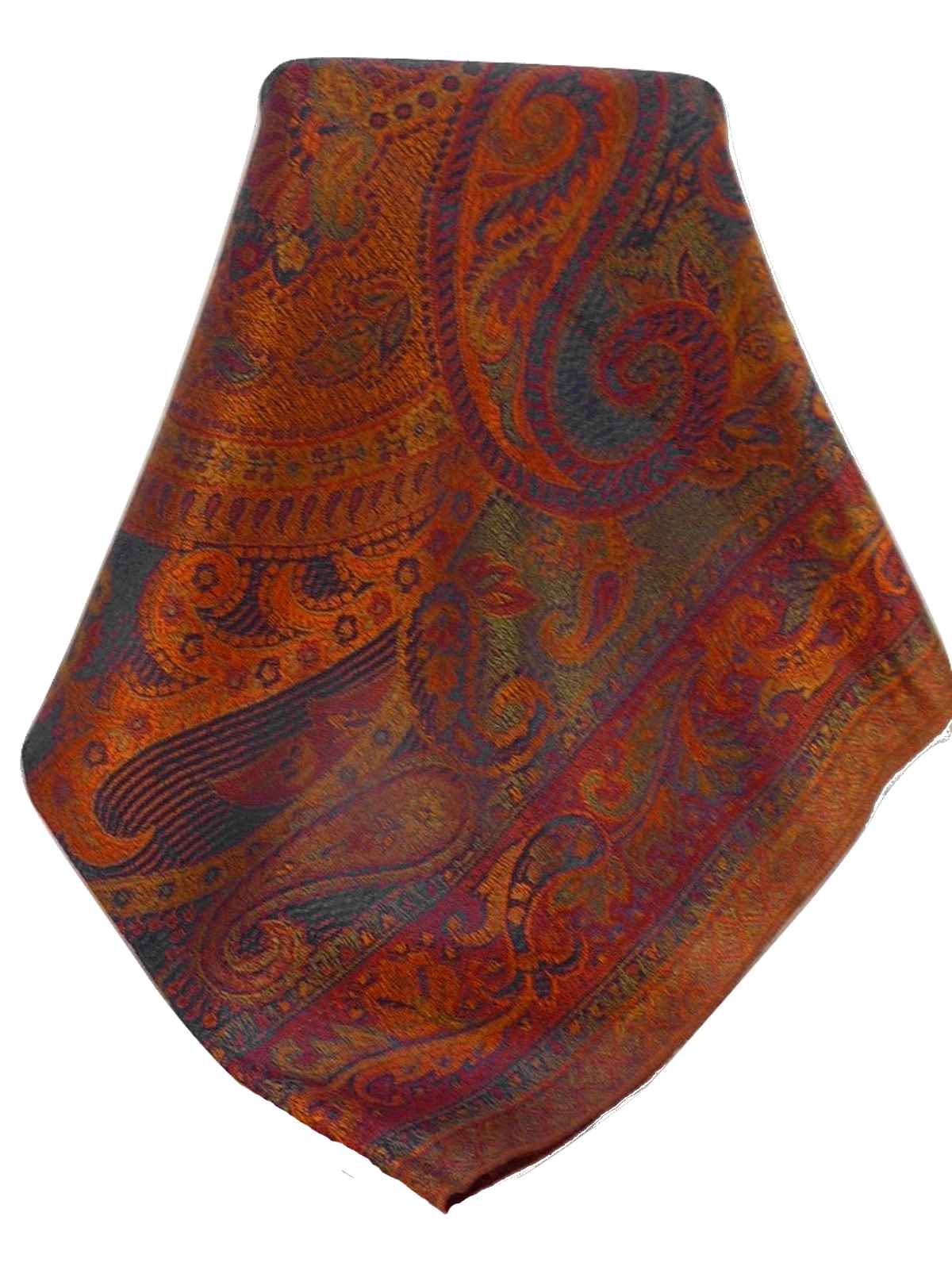 Mens Jamawar Premium Silk Scarf Pattern 9649 by Pashmina & Silk