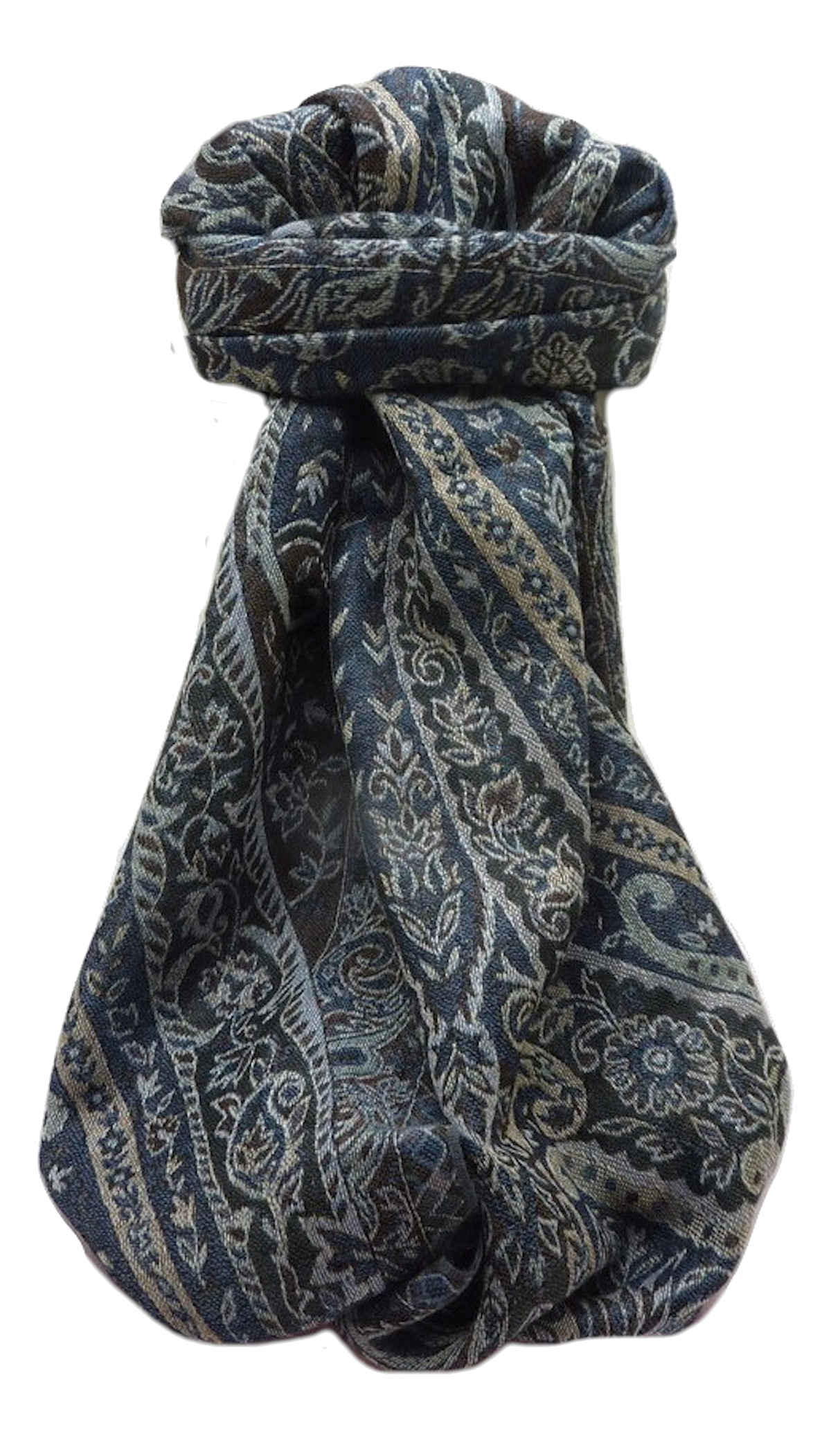 Für Männer Muffler Tuch 0759 Fein Pashmina Wolle von Pashmina & Silk