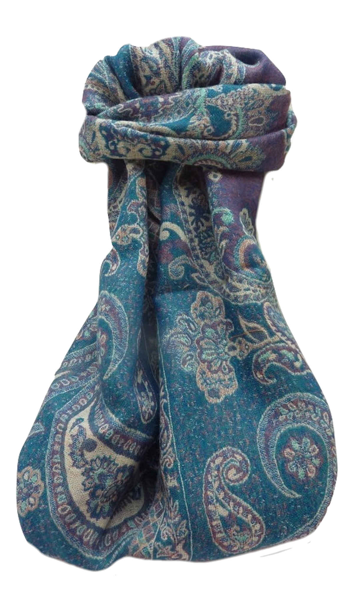 Für Männer Muffler Tuch 1039 Fein Pashmina Wolle von Pashmina & Silk