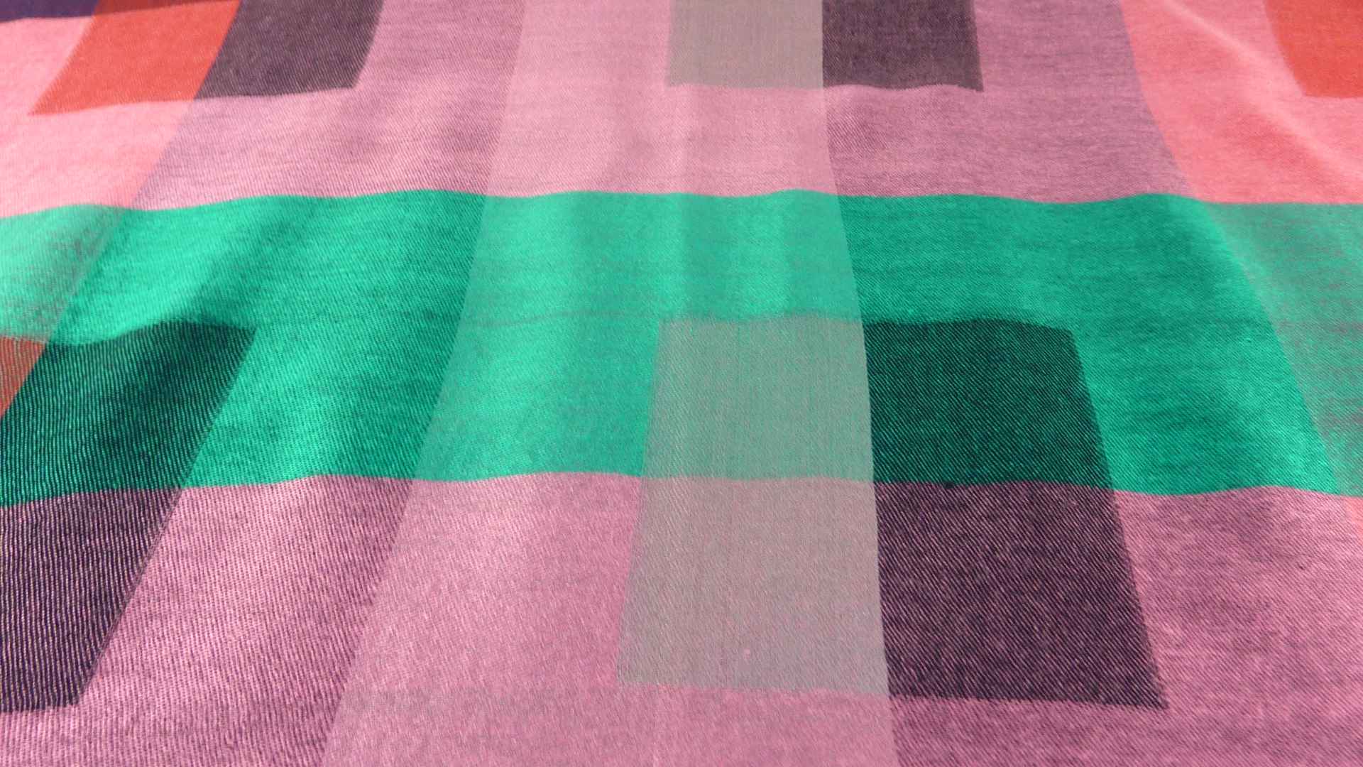 Mens Premium Silk Check Stole 3839 by Pashmina & Silk