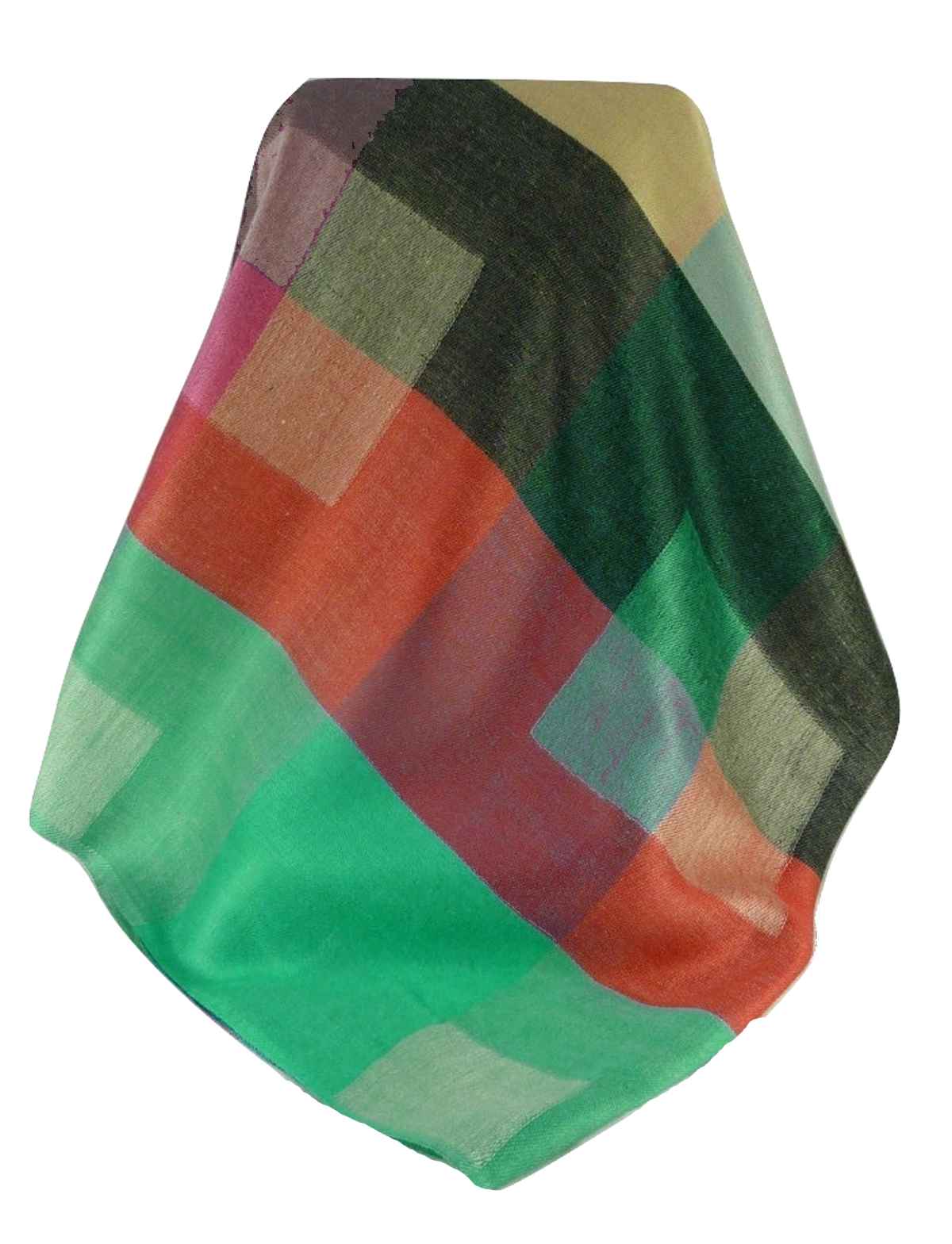 Mens Premium Silk Check Stole 4799 by Pashmina & Silk