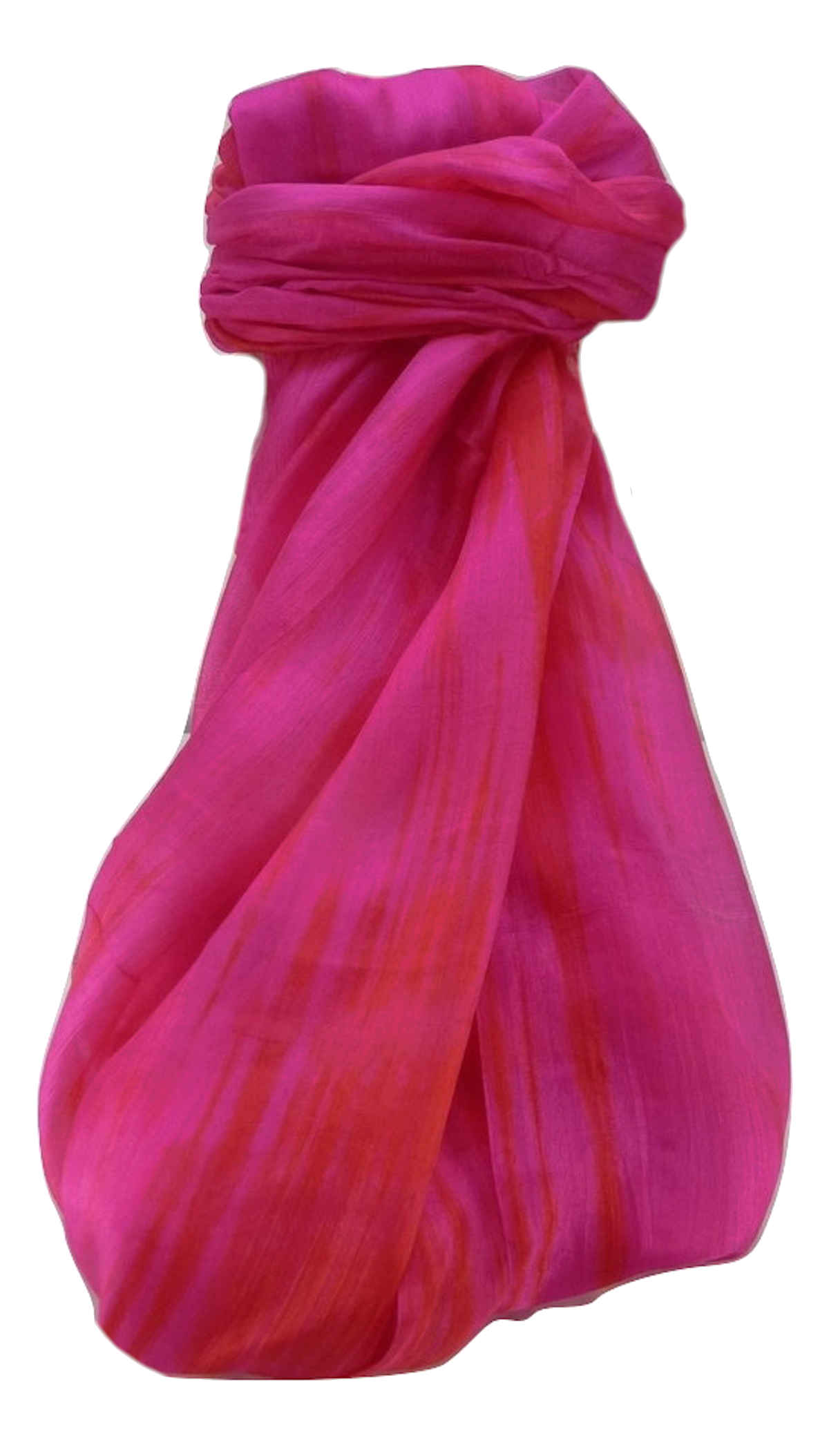 Vietnamese Pure Silk Long Scarf Lai-Chau Cherry by Pashmina & Silk