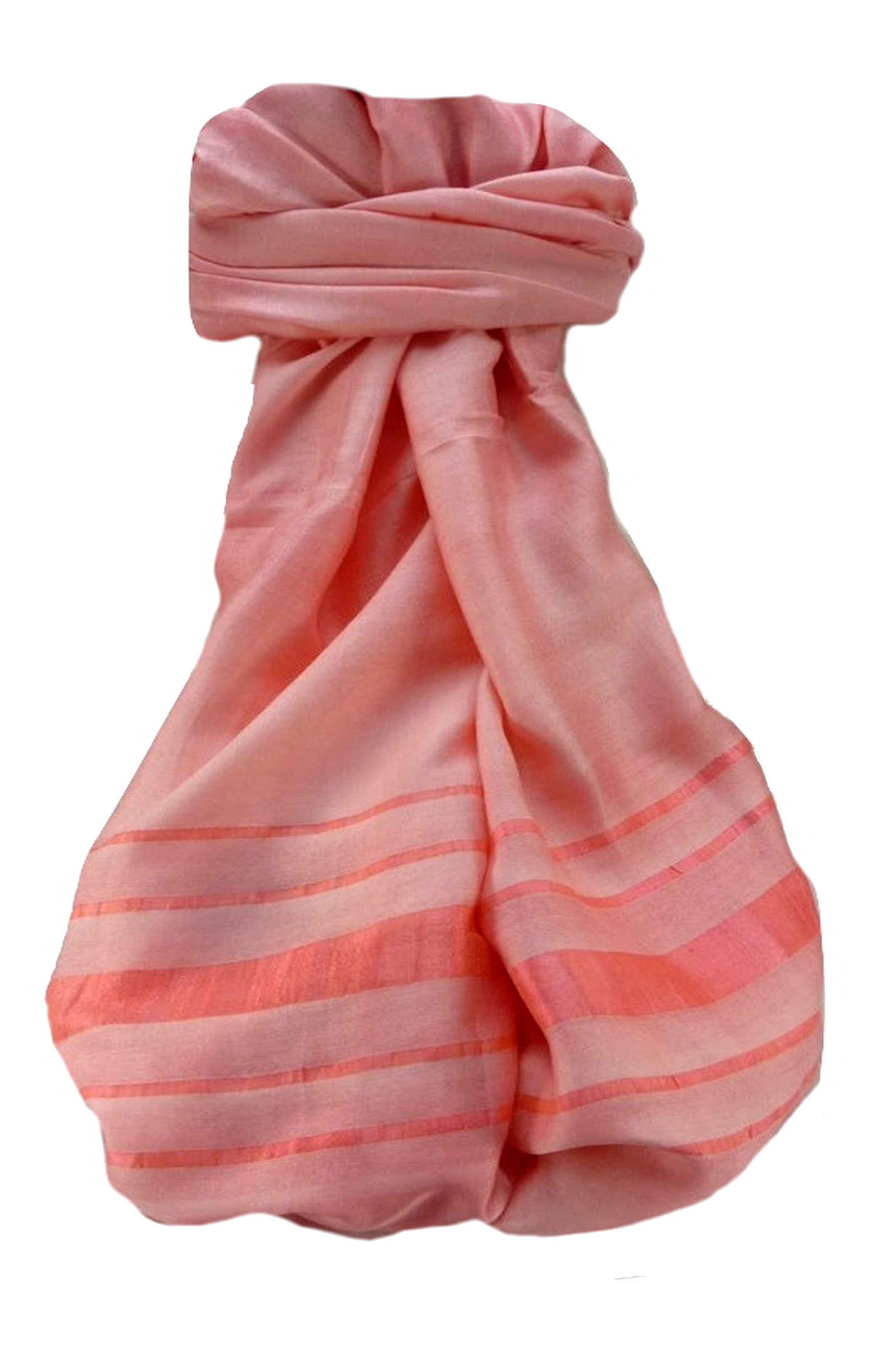 Vietnamese Pure Silk Long Scarf Lai-Chau Rose by Pashmina & Silk