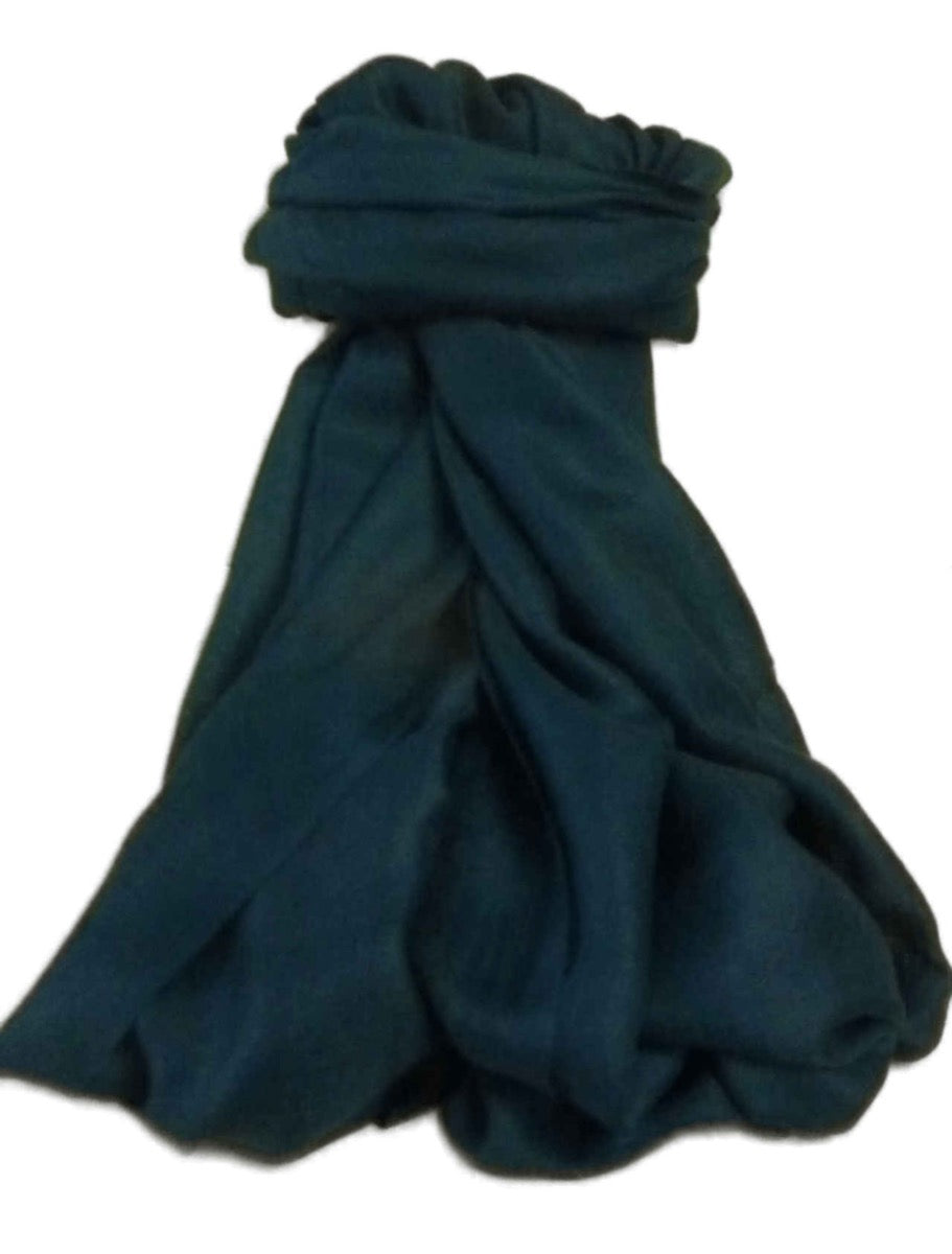 Pashtoosh Stola Cashmere di Lusso Dark Teal di Pashmina & Silk