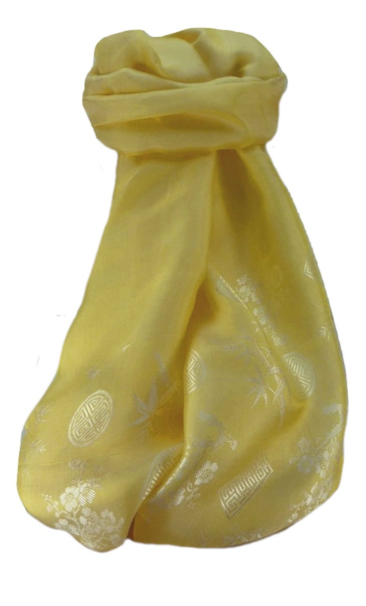 Sciarpa di Seta Reversible Vietnam Hoi-An Quang-Nam Primrose