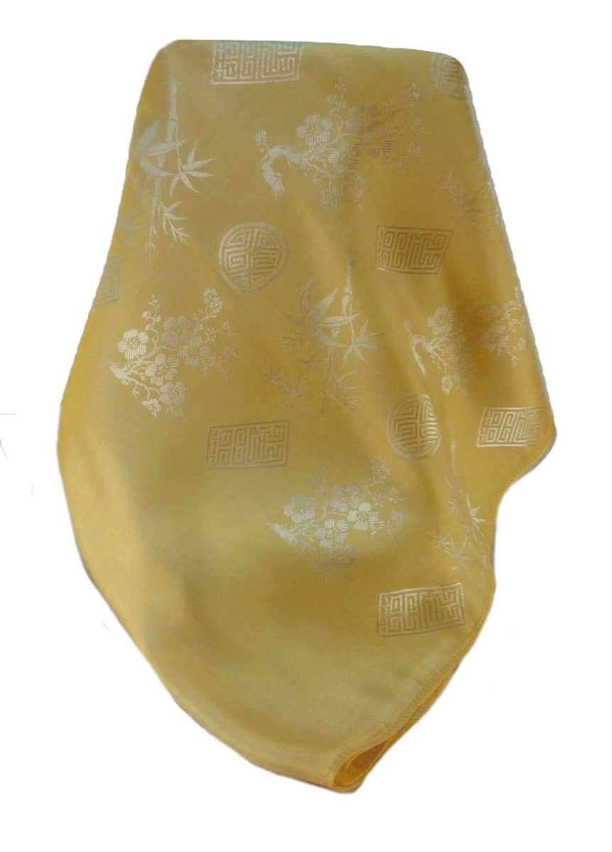 Sciarpa di Seta Reversible Vietnam Hoi-An Quang-Nam Primrose