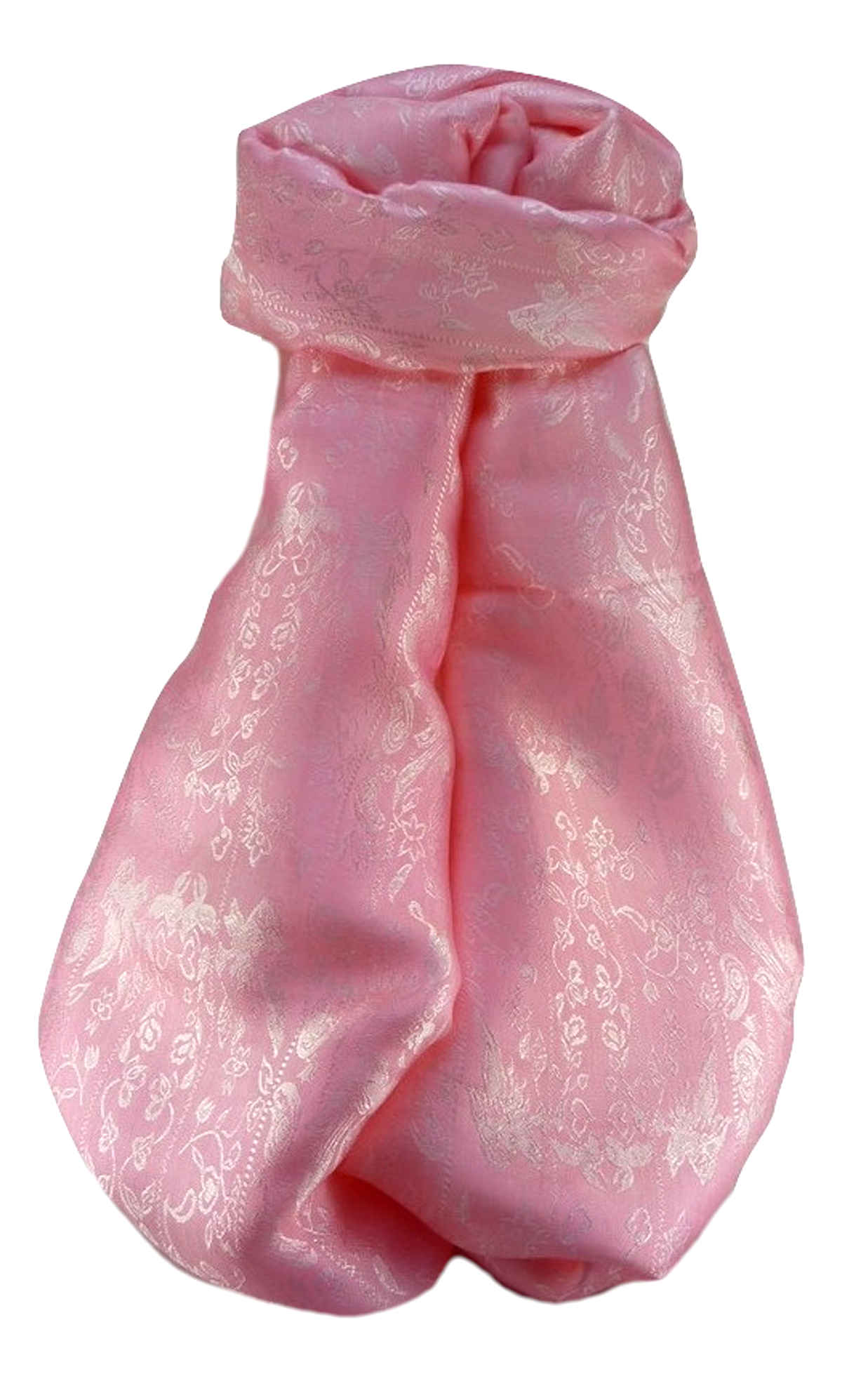 Sciarpa di Seta Reversible Vietnam Hoi-An Fai-Fo Peach