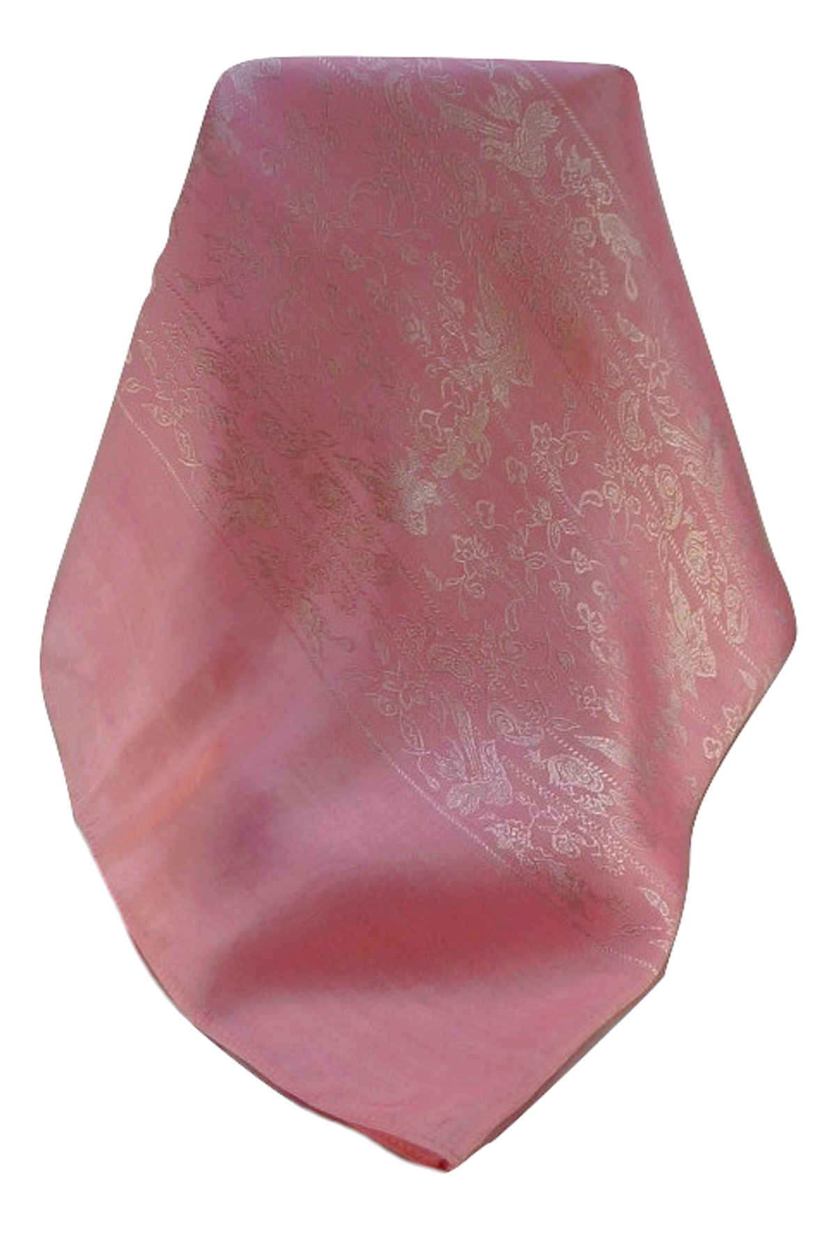 Sciarpa di Seta Reversible Vietnam Hoi-An Fai-Fo Peach