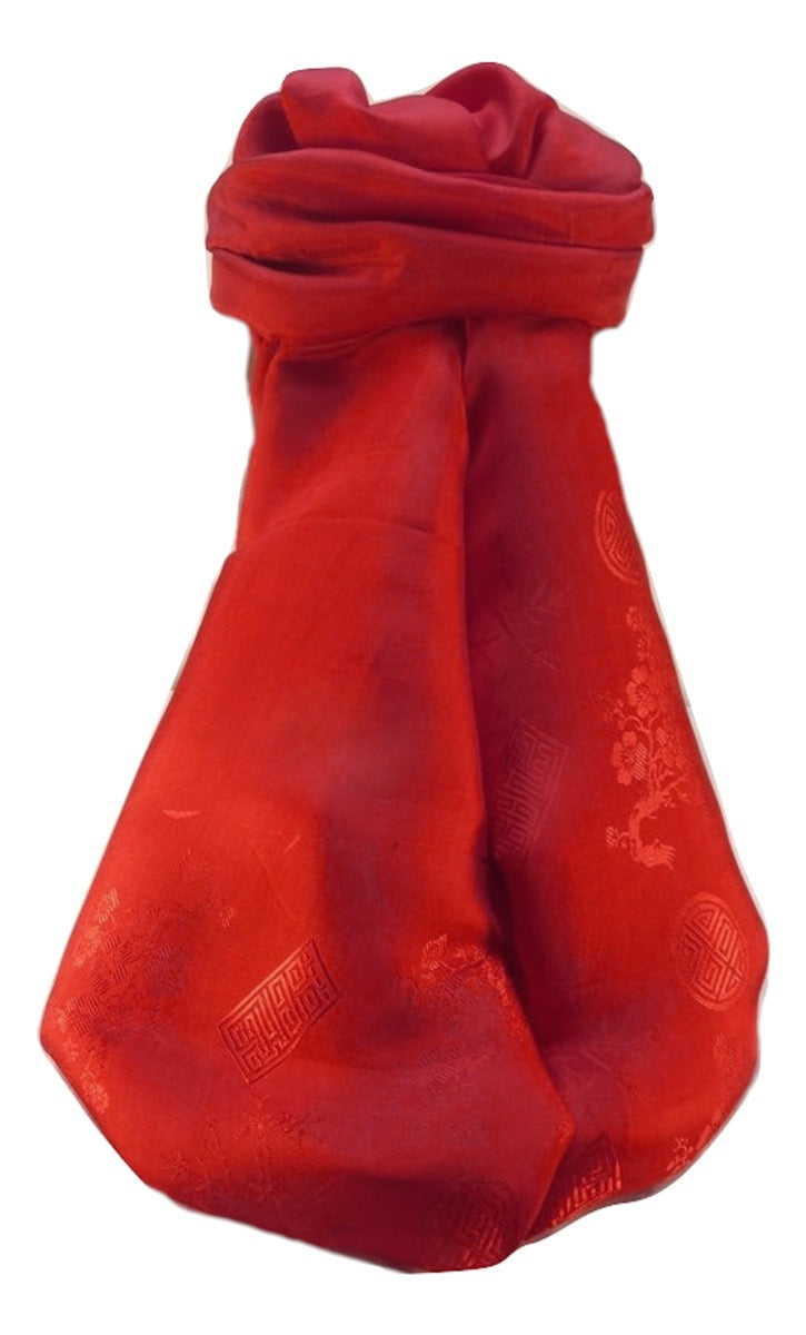 Sciarpa di Seta Reversible Vietnam Hoi-An Quang-Nam Ruby