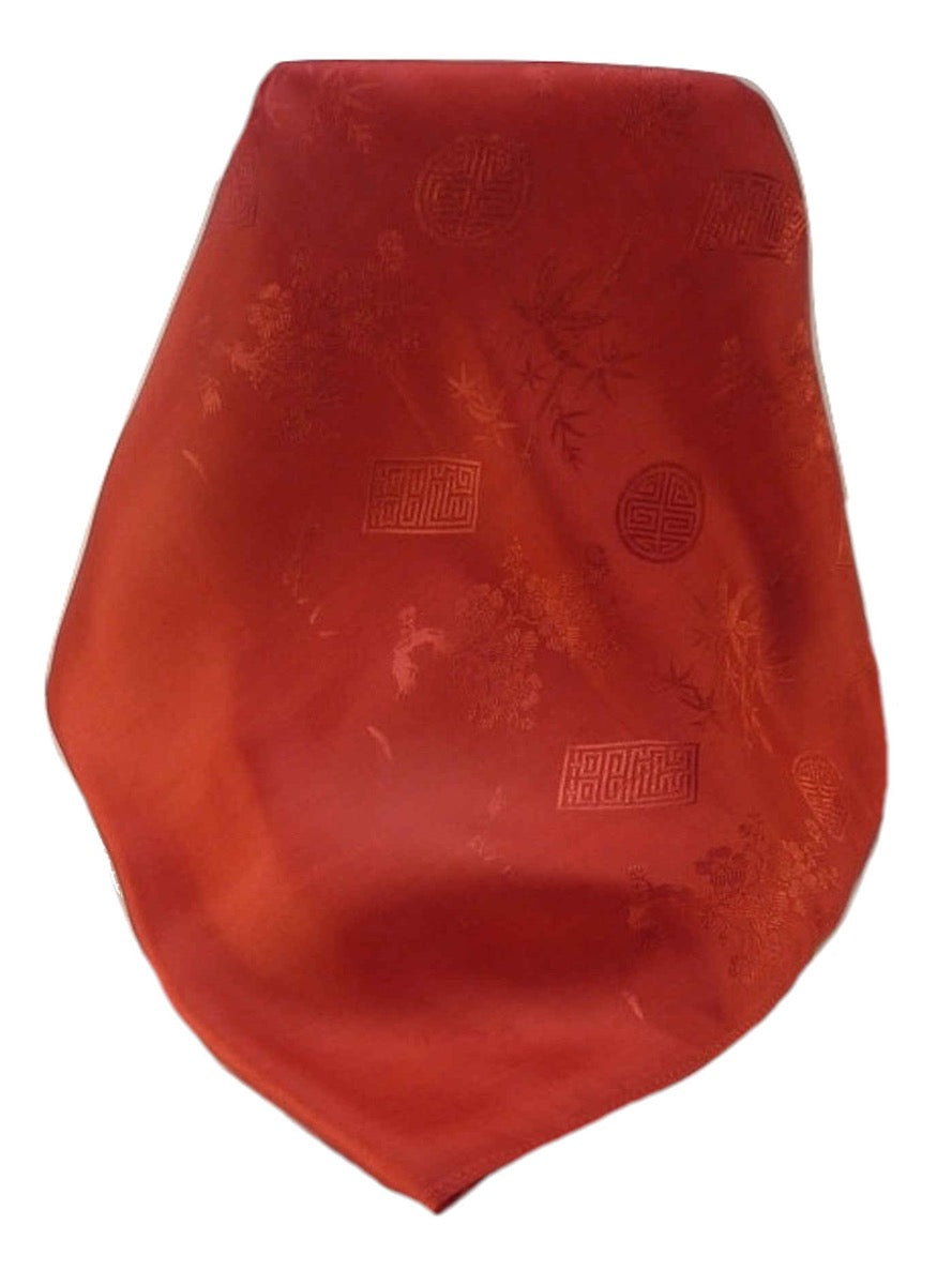 Sciarpa di Seta Reversible Vietnam Hoi-An Quang-Nam Ruby