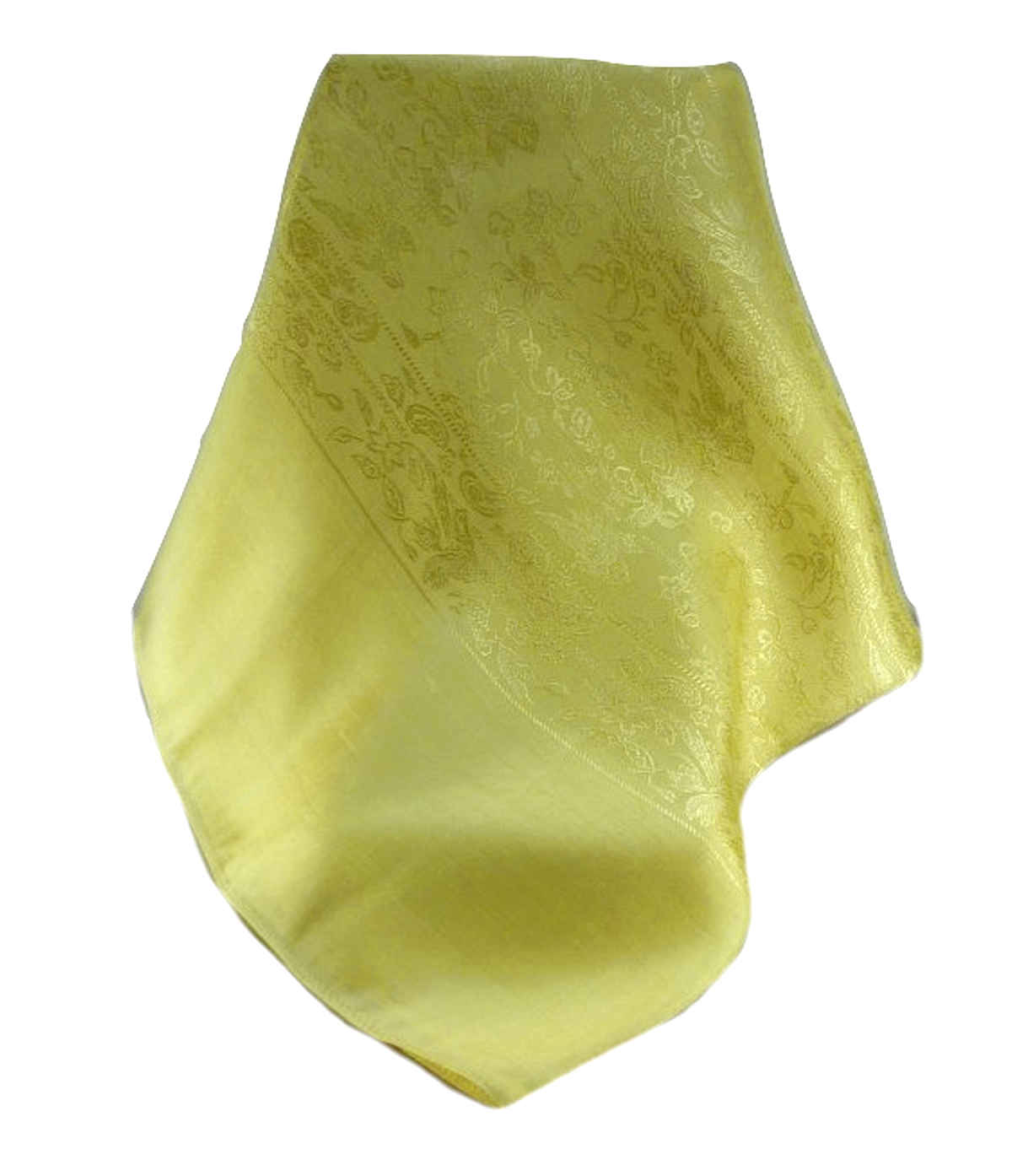 Sciarpa di Seta Reversible Vietnam Hoi-An Fai-Fo Primrose