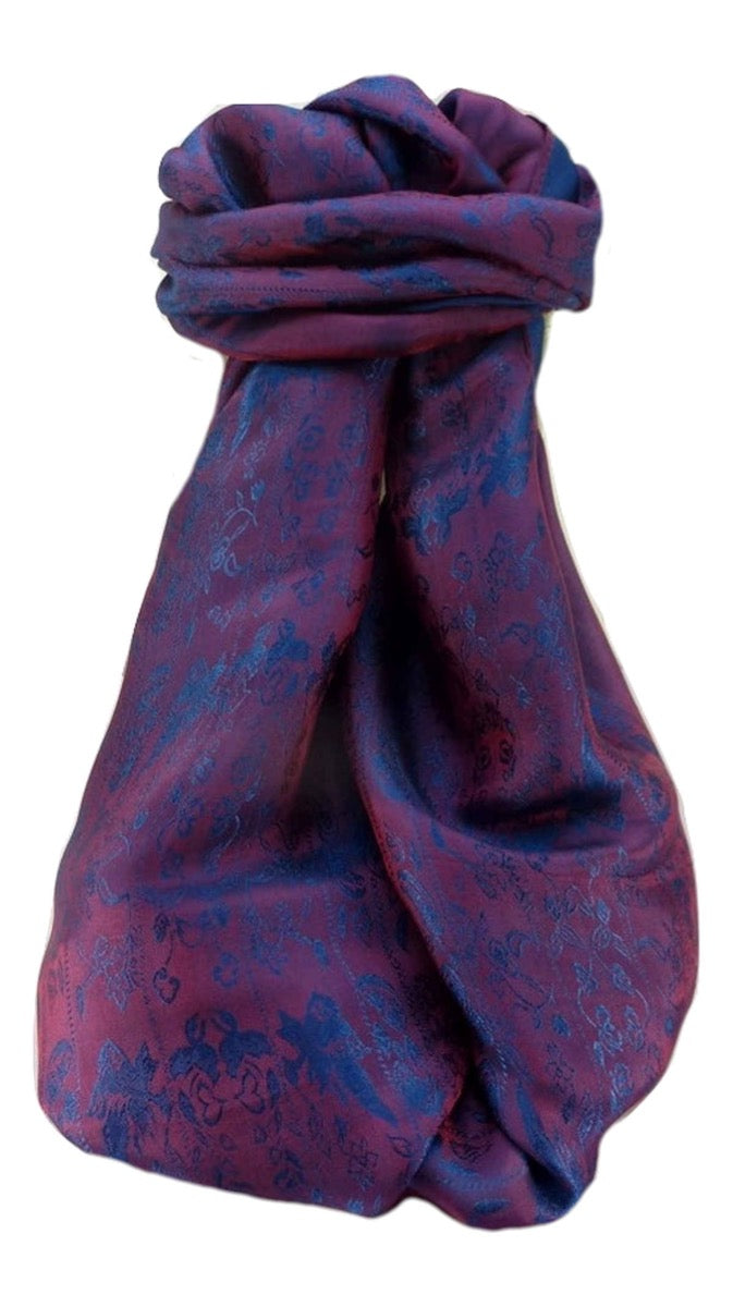 Sciarpa di Seta Reversible Vietnam Hoi-An Quang-Nam Rose