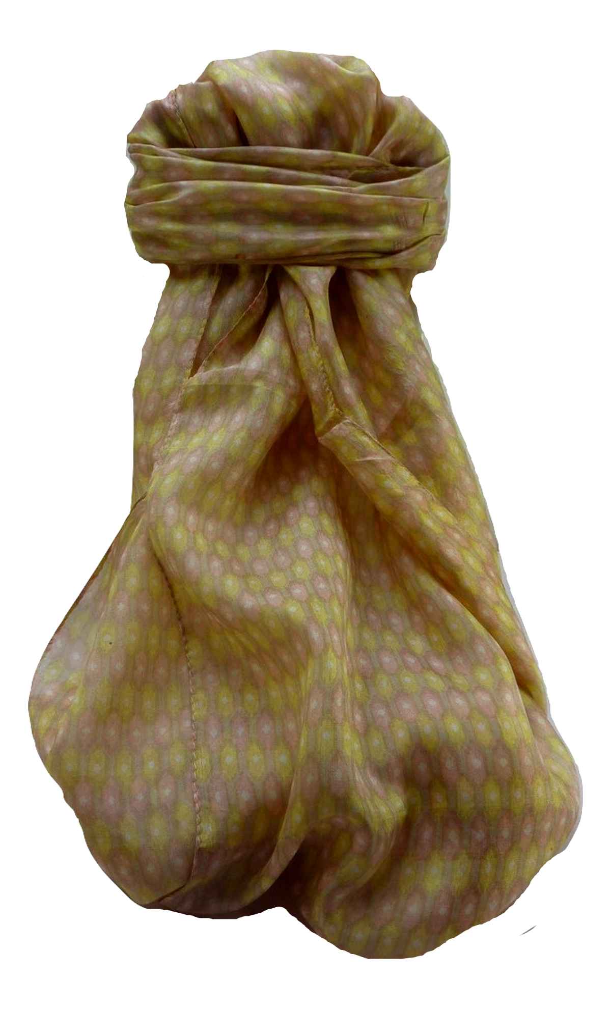 Mulberry Silk Contemporary Long Scarf Geometric G148 by Pashmina & Silk