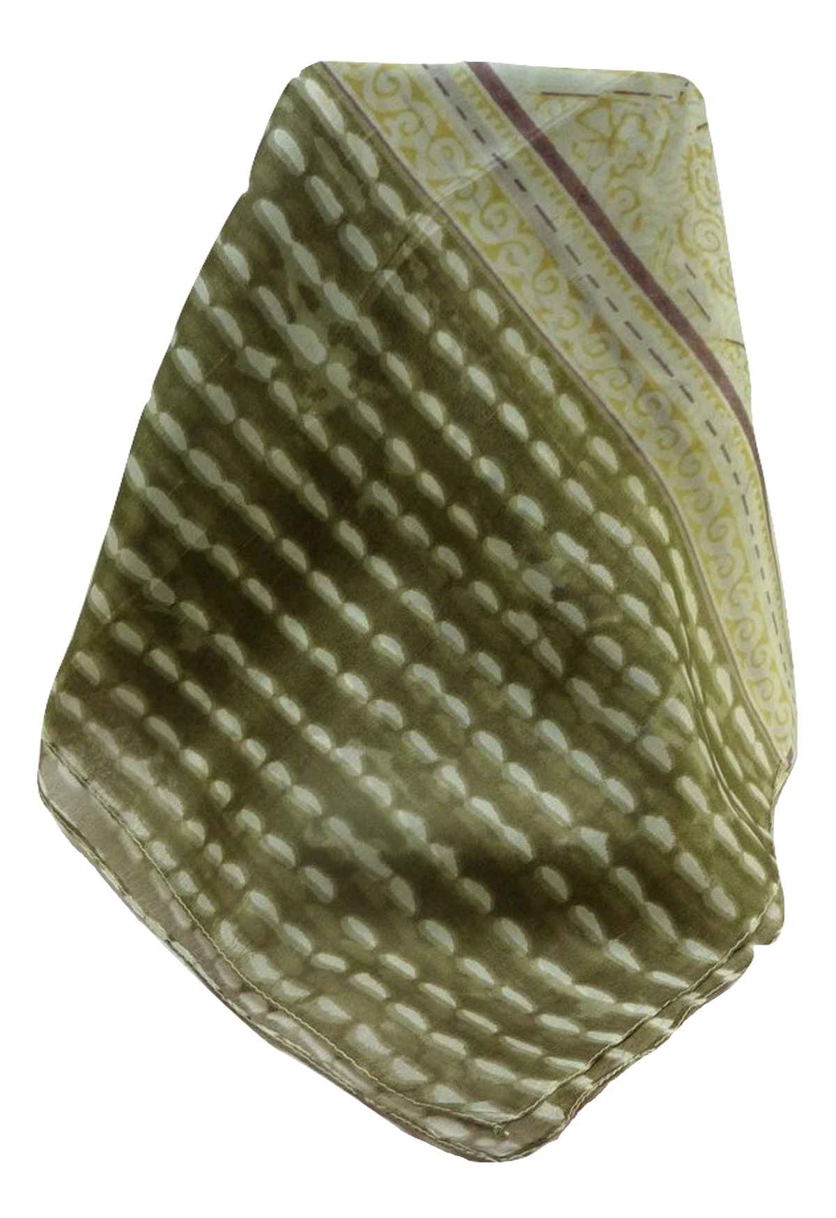 Mulberry Silk Contemporary Long Scarf Geometric G149 by Pashmina & Silk