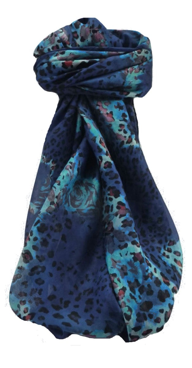 Contemporary Square Silk Scarf 2409 GIFT BOX WRAPPED by Pashmina & Silk