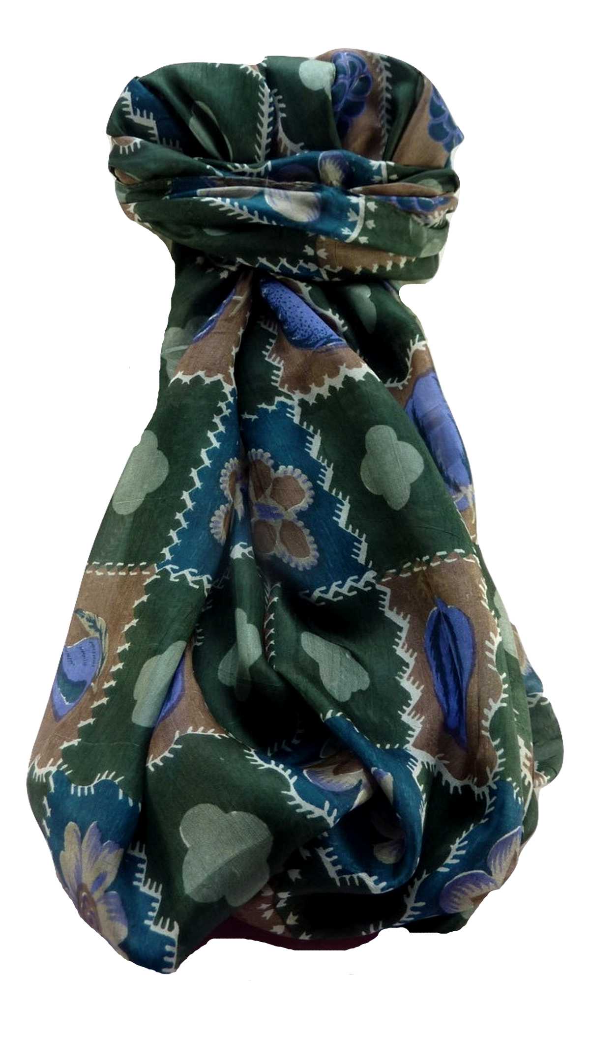 P&S Sciarpa Longa Contemporary Seta di Gelso Floral F247