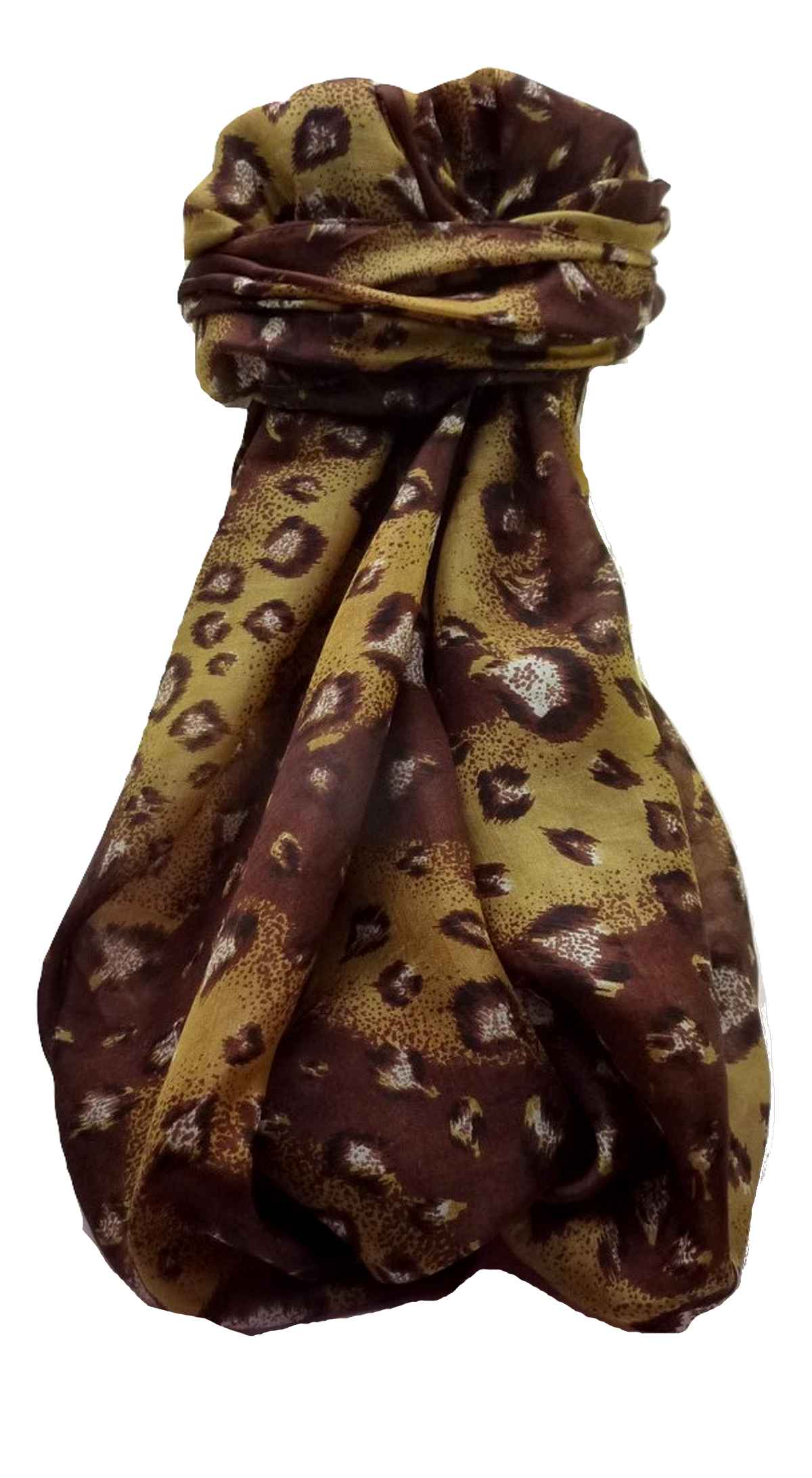 P&S Sciarpa Longa Contemporary Seta di Gelso Abstract A328