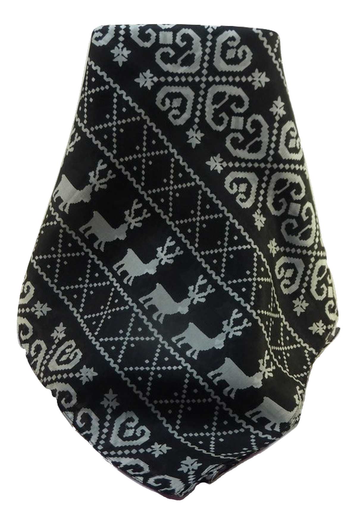 P&S Sciarpa Longa Contemporary Seta di Gelso Abstract A329