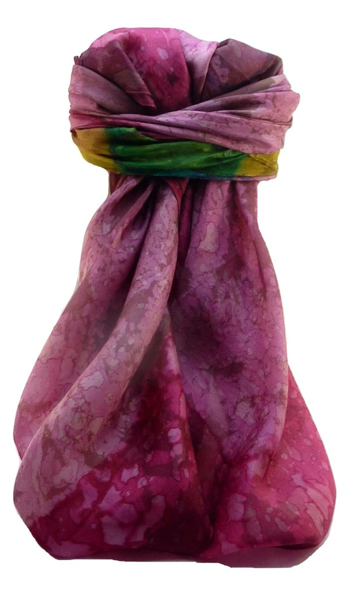 Contemporary Square Silk Scarf 2829 GIFT BOX WRAPPED by Pashmina & Silk