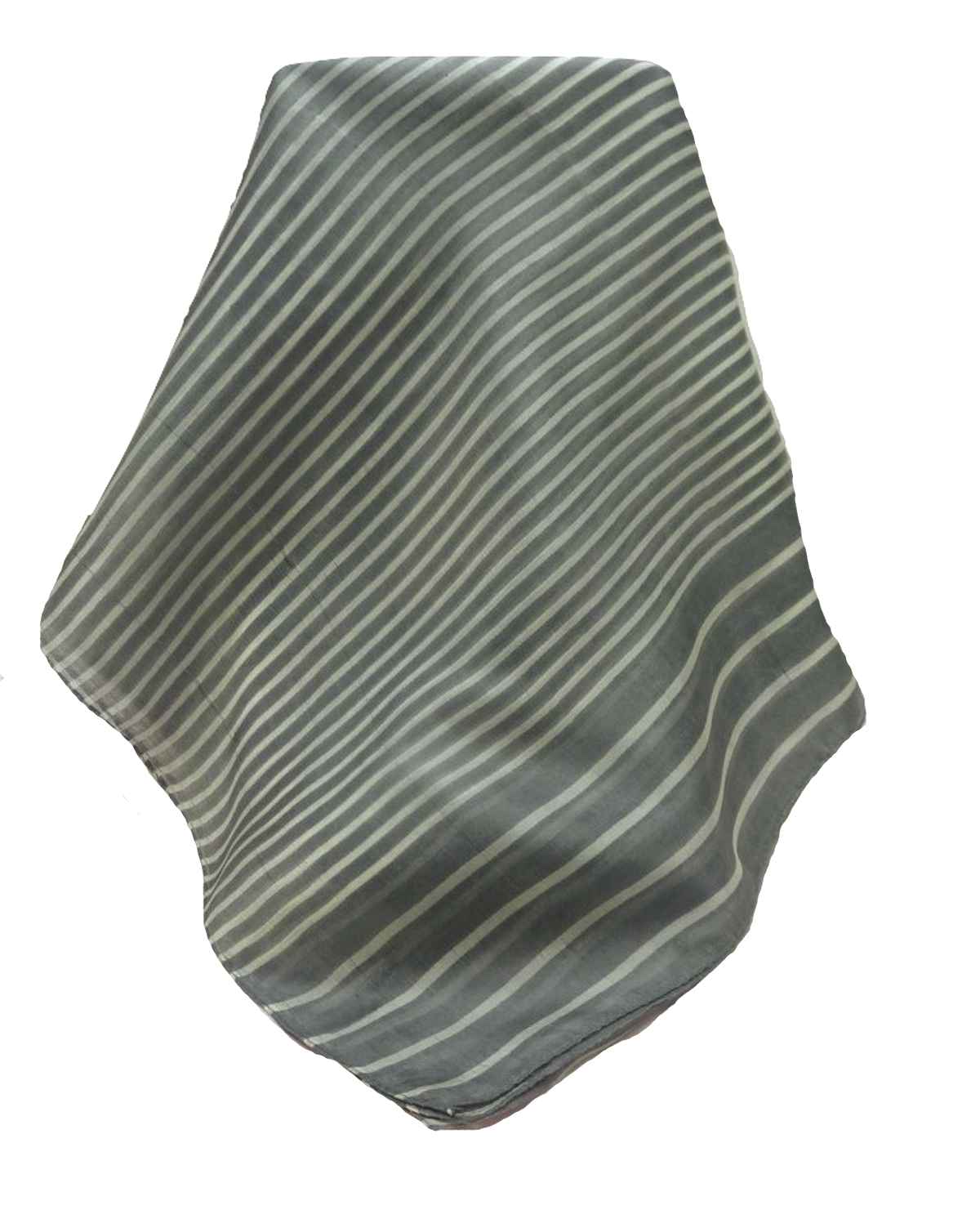 Mulberry Silk Contemporary Long Scarf Veena Charcoal by Pashmina & Silk