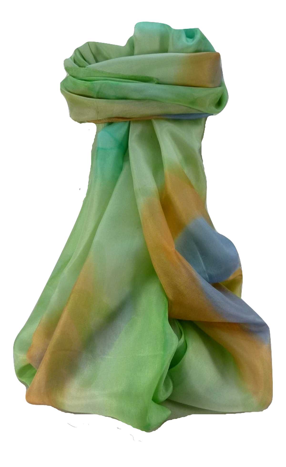P&S Sciarpa Longa Contemporary Seta di Gelso Addi Green 