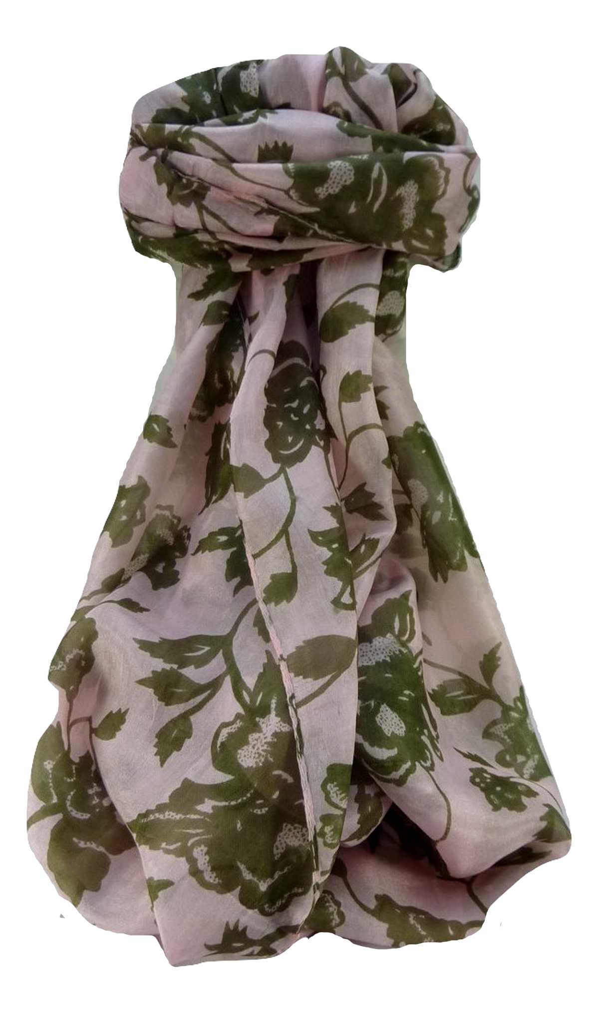 Mulberry Silk Contemporary Long Scarf Anan Pink by Pashmina & Silk