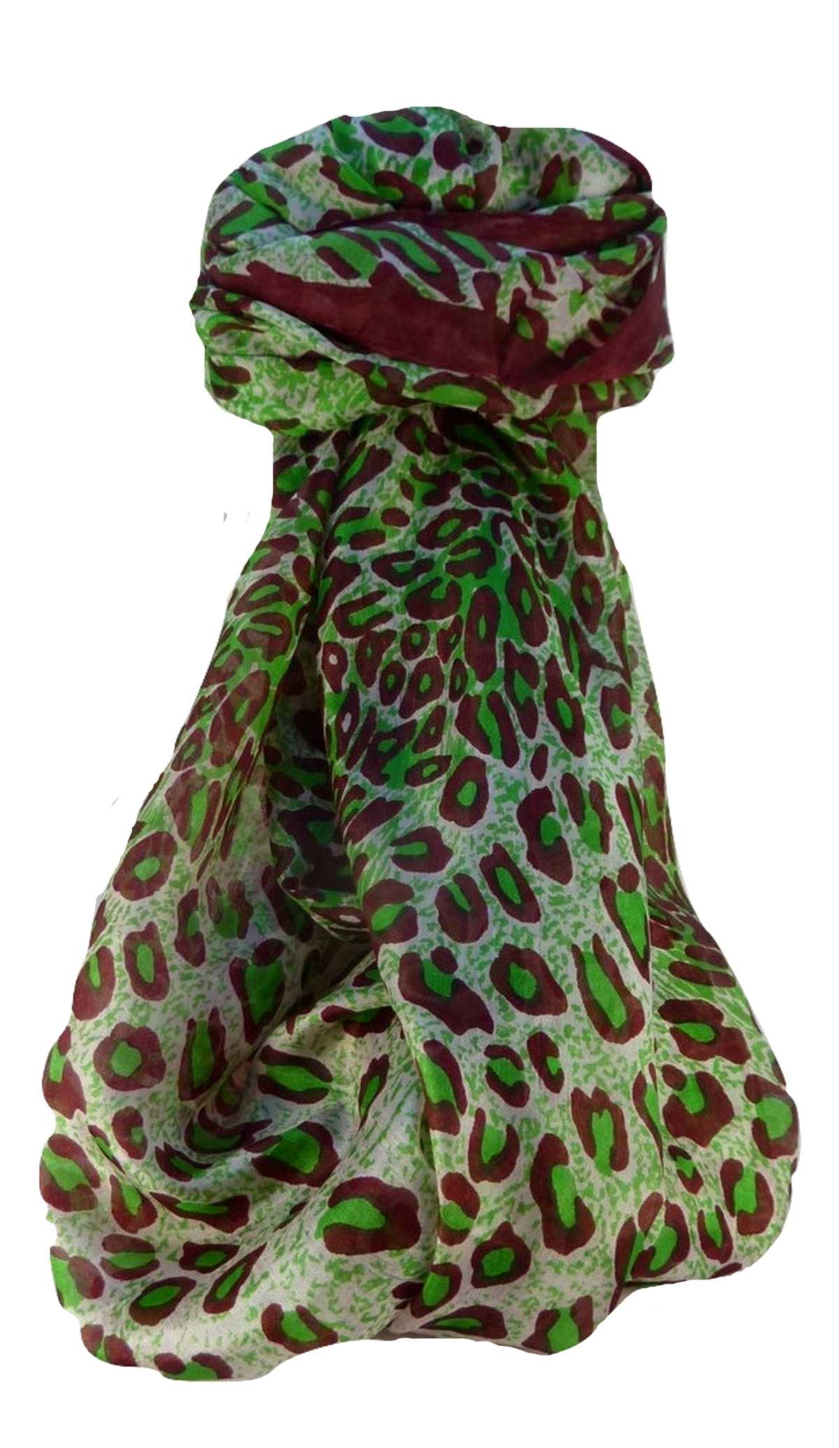 Mulberry Silk Contemporary Long Scarf Arminda Chestnut by Pashmina & Silk