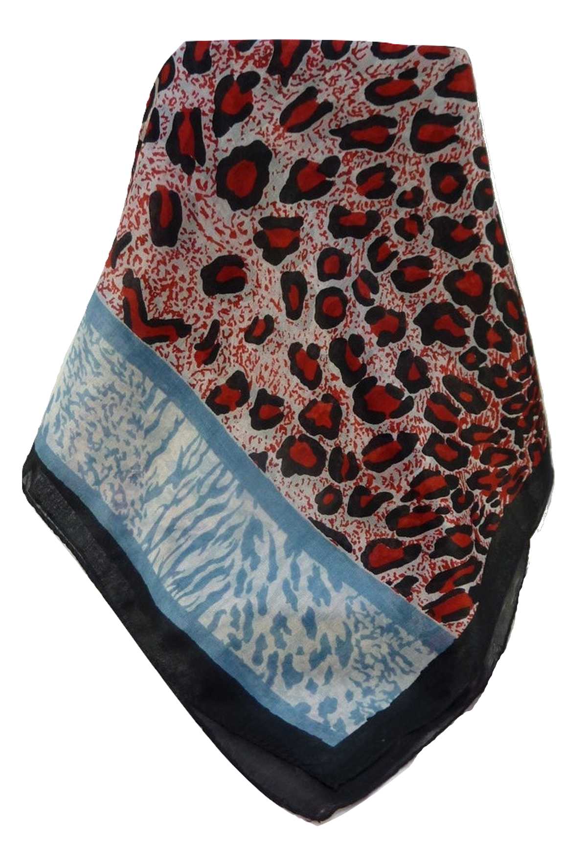 Mulberry Silk Contemporary Long Scarf Arminda Black by Pashmina & Silk