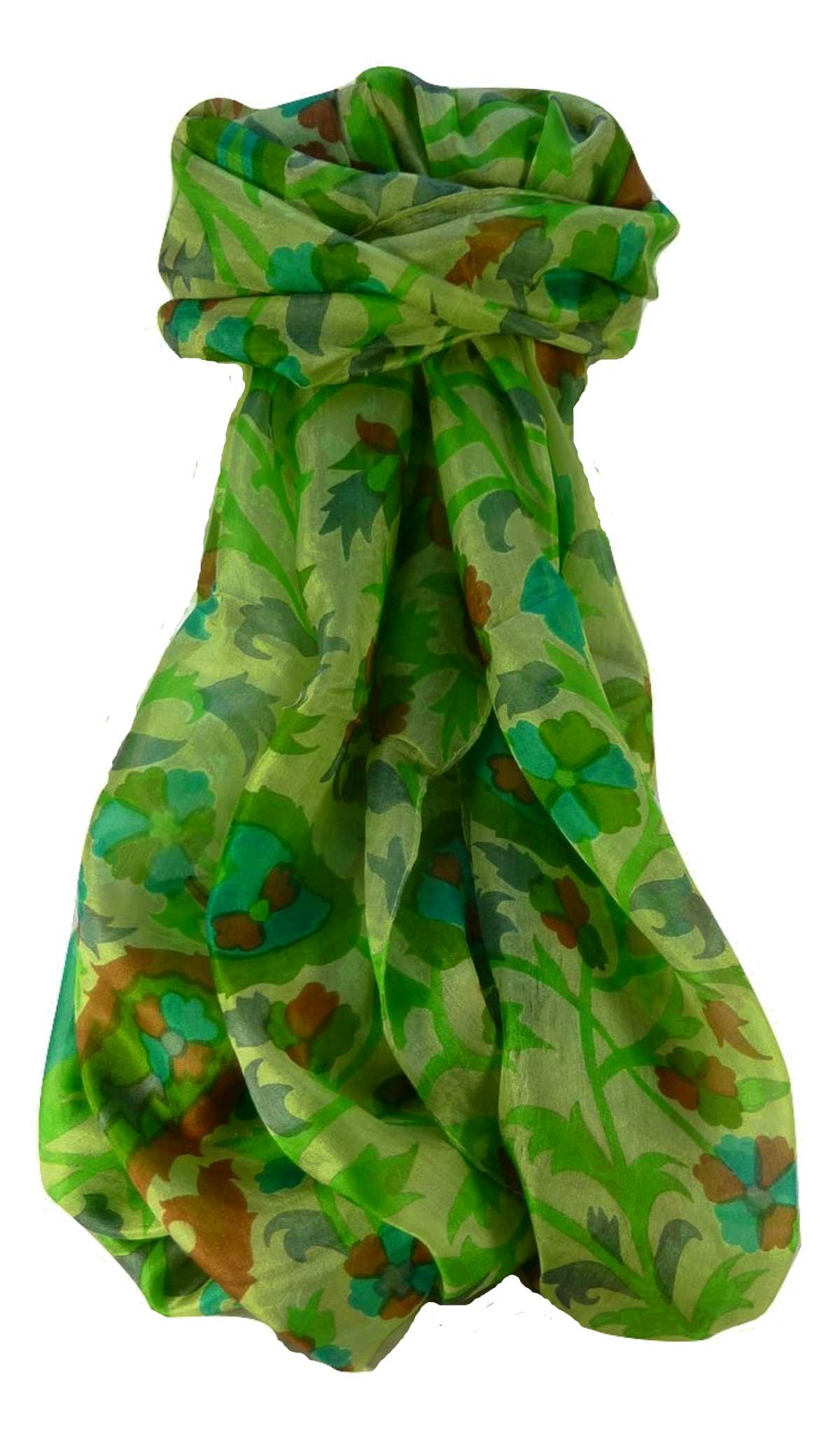 P&S Sciarpa Longa Contemporary Seta di Gelso Jarava Lime