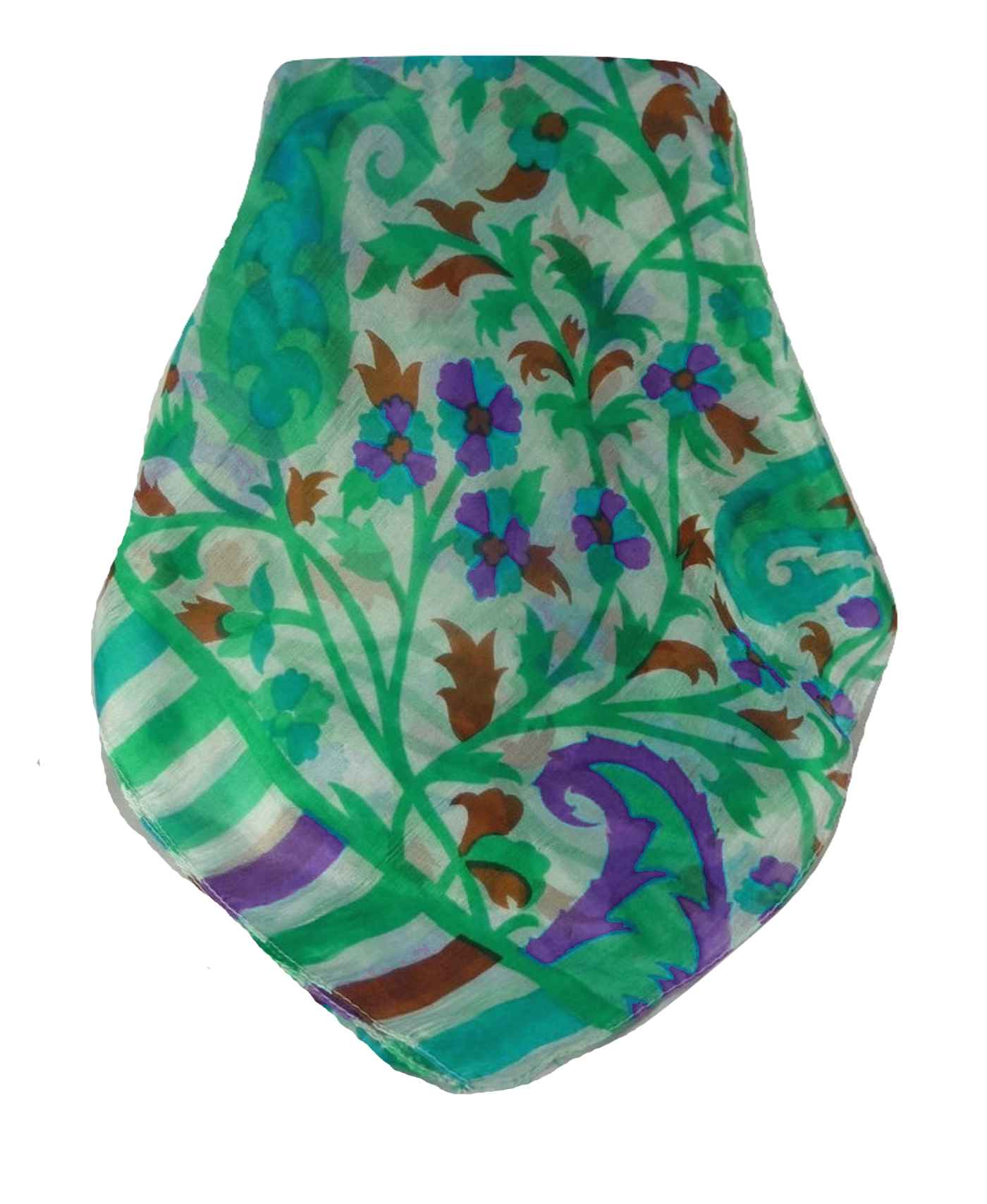 P&S Sciarpa Longa Contemporary Seta di Gelso Jarava Teal