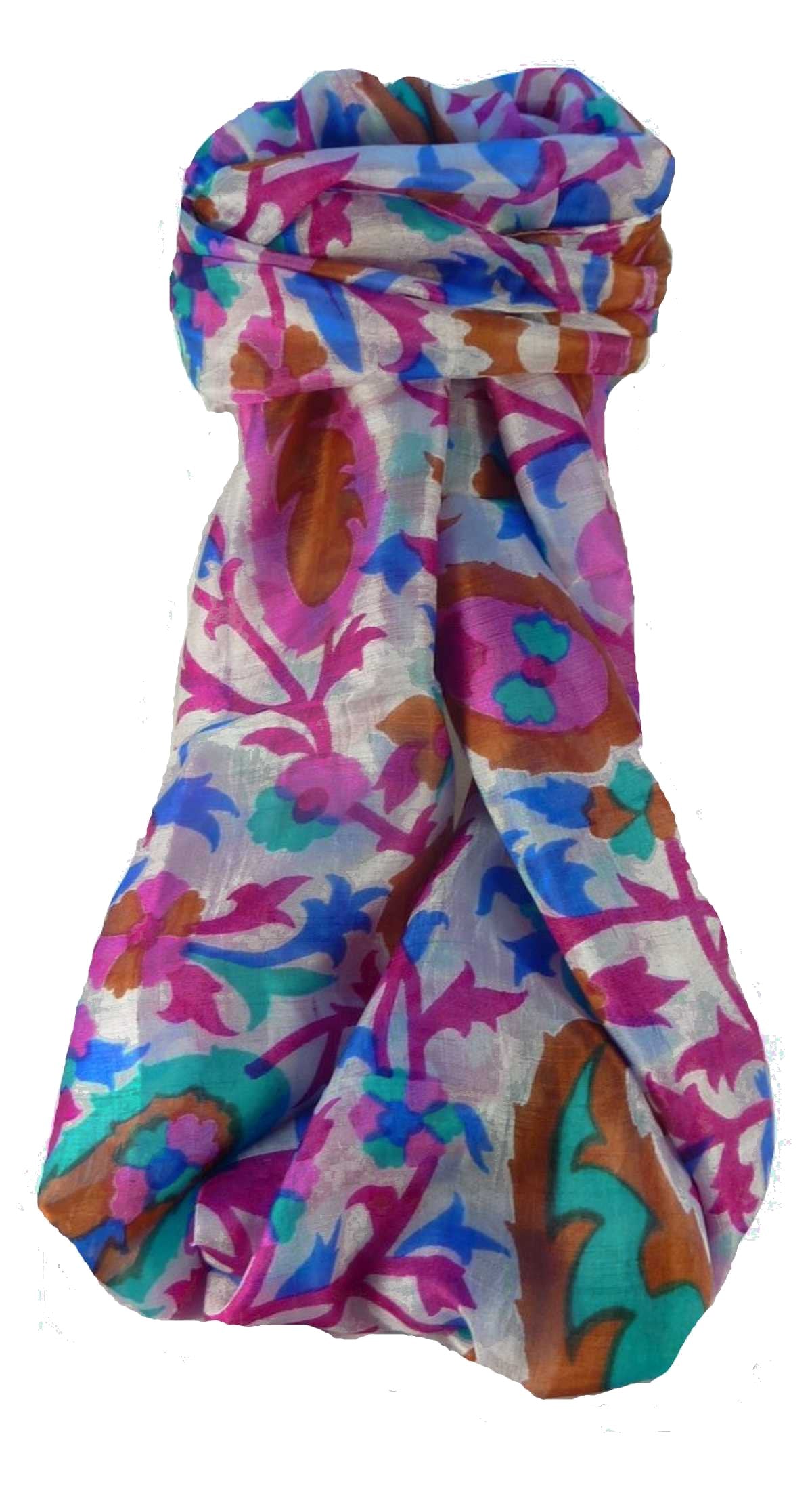 P&S Sciarpa Longa Contemporary Seta di Gelso Jarava Pink