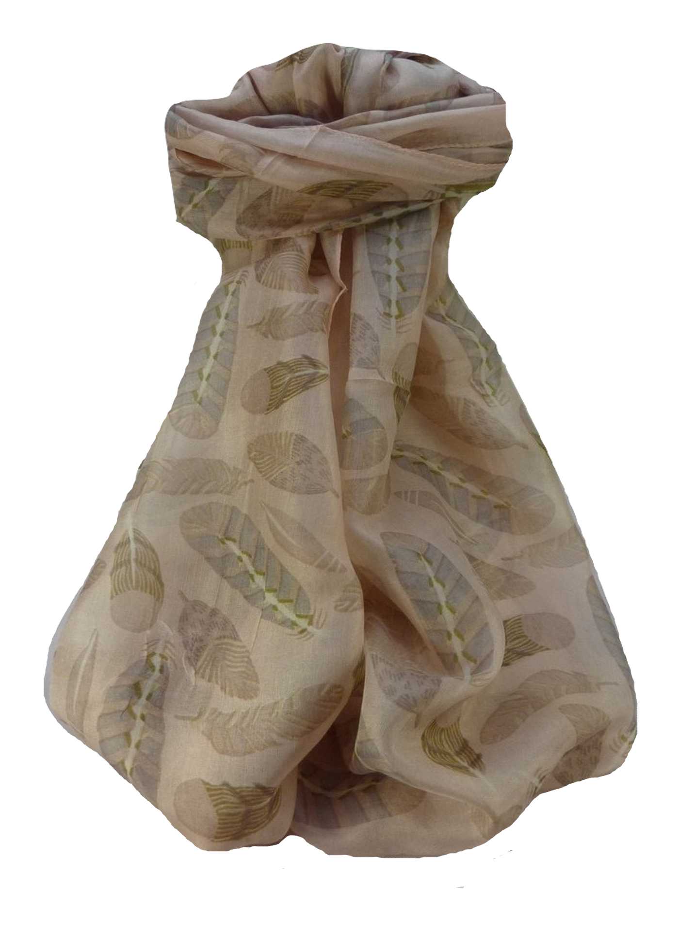 Mulberry Silk Contemporary Long Scarf Krishan Pink by Pashmina & Silk