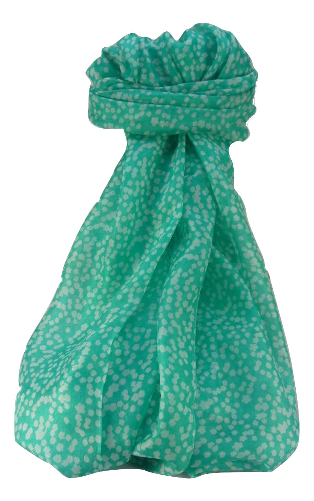 P&S Sciarpa Longa Contemporary Seta di Gelso Mirza Aqua