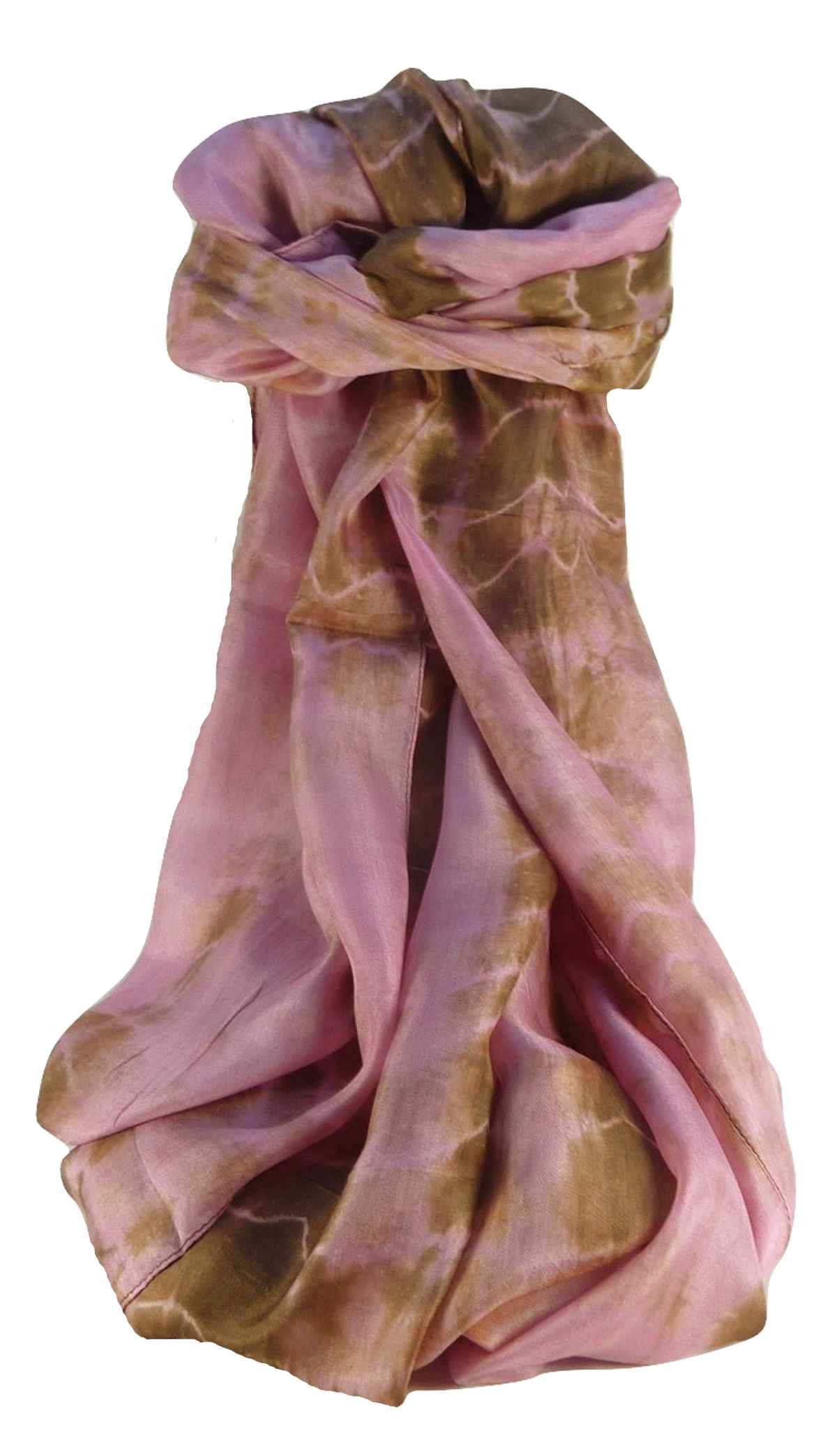 P&S Sciarpa Longa Contemporary Seta di Gelso Raman Rose