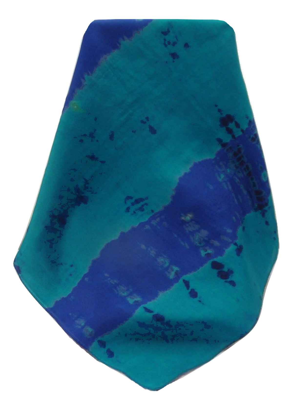 P&S Sciarpa Longa Contemporary Seta di Gelso Raman Aqua